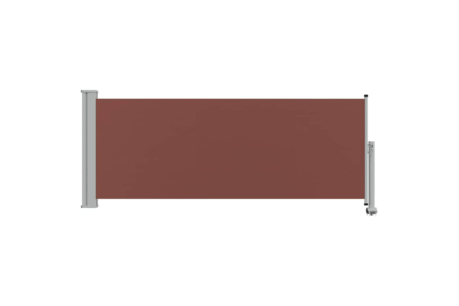 vidaXL 48340 Patio Retractable Side Awning 100x300cm Brown-3