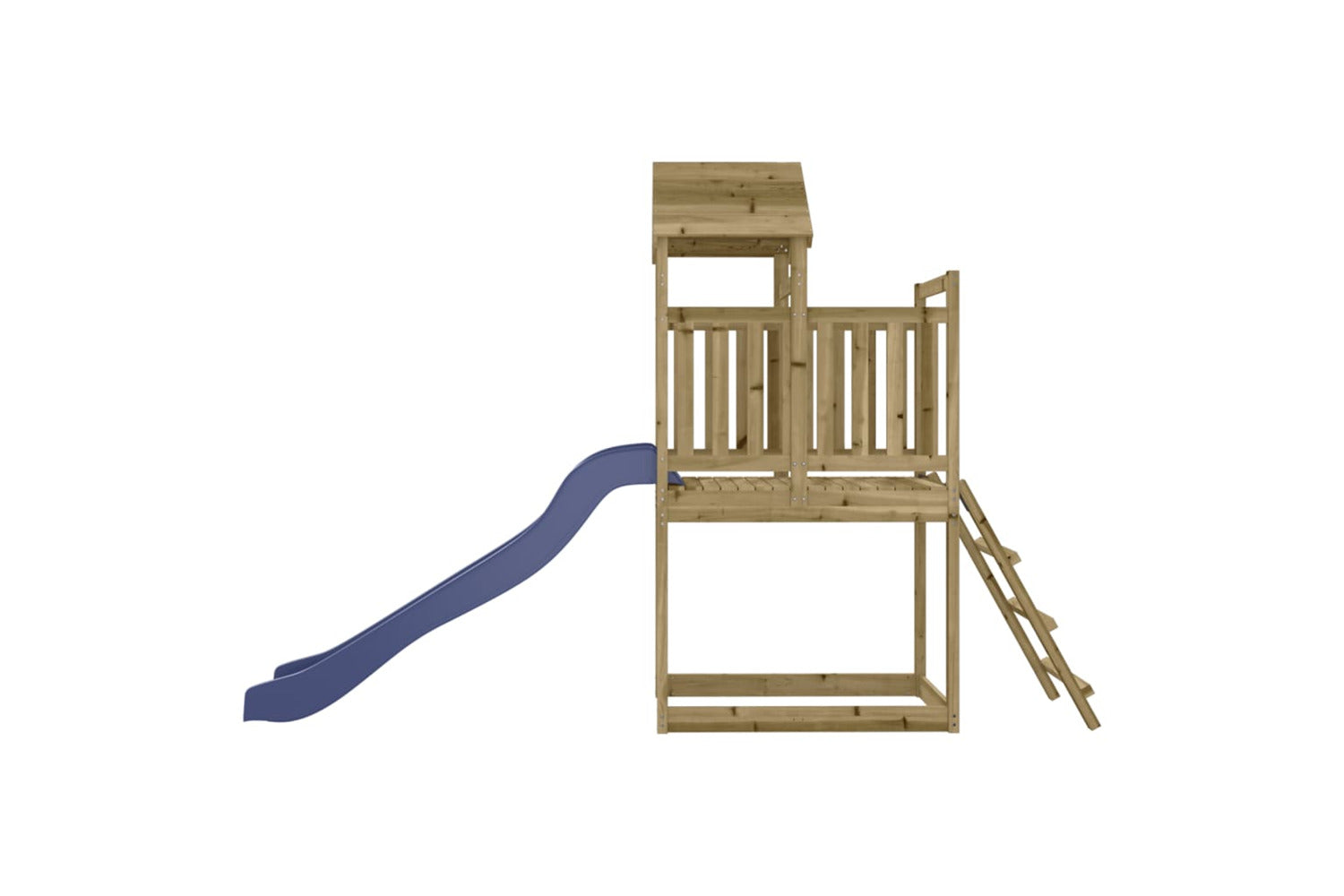 Vidaxl 3155866 Playhouse With Slide Ladder Impregnated Wood Pine-6