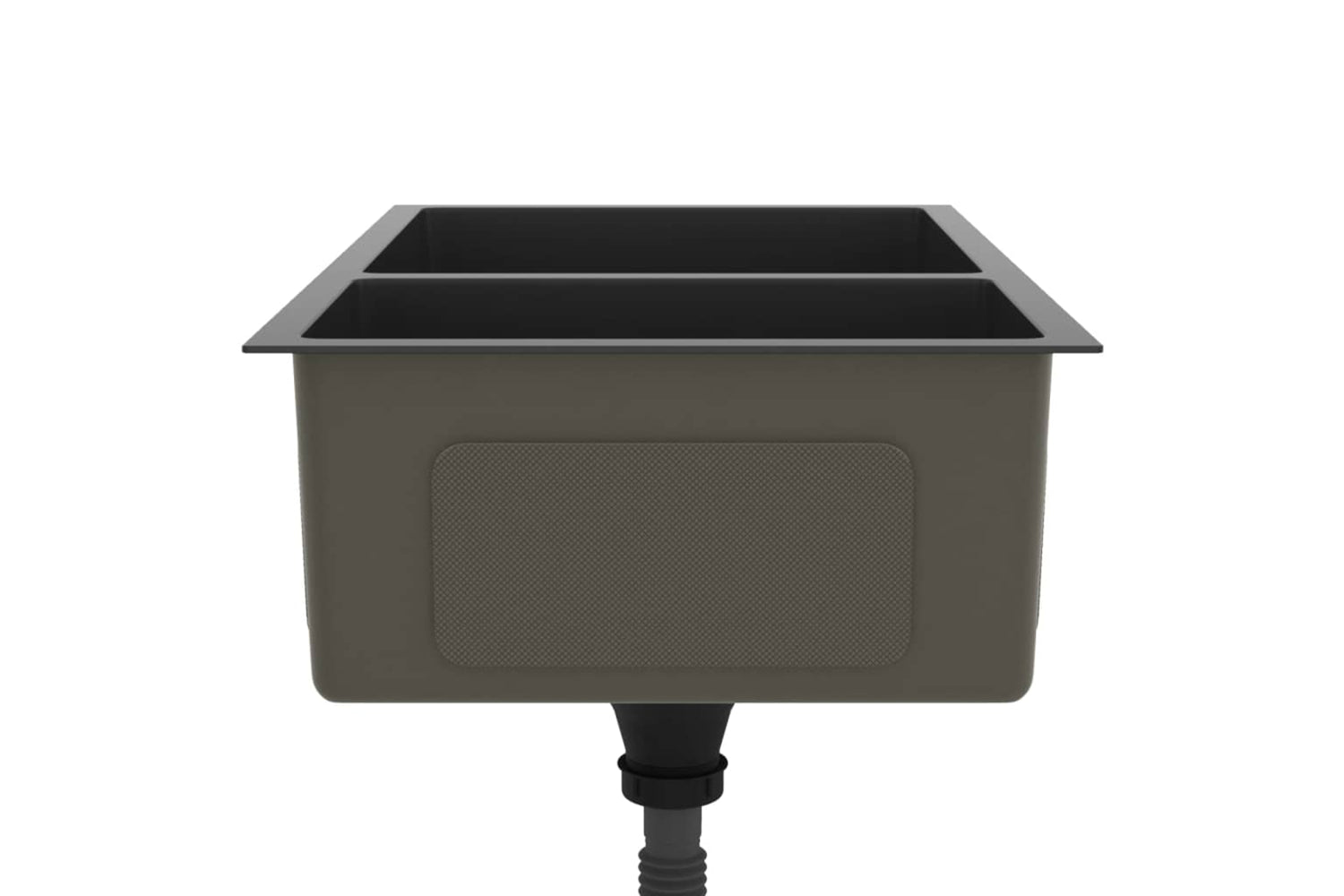 Vidaxl 51562 Kitchen Sink Black Stainless Steel-4