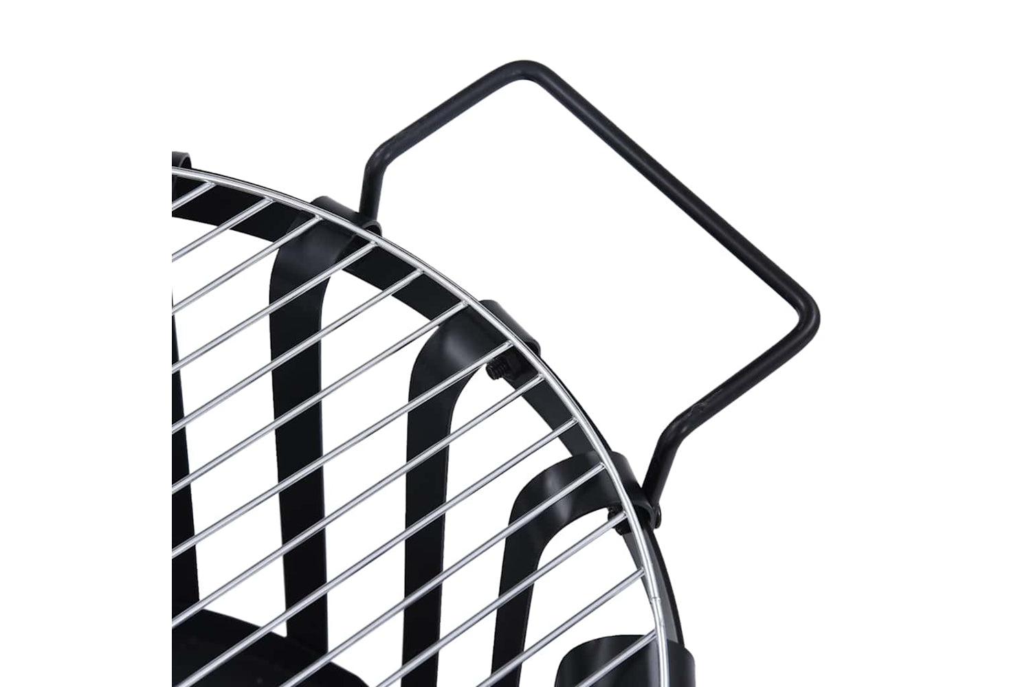 Vidaxl Garden Fire Pit Basket With Bbq Grill Steel 47.5 Cm-7