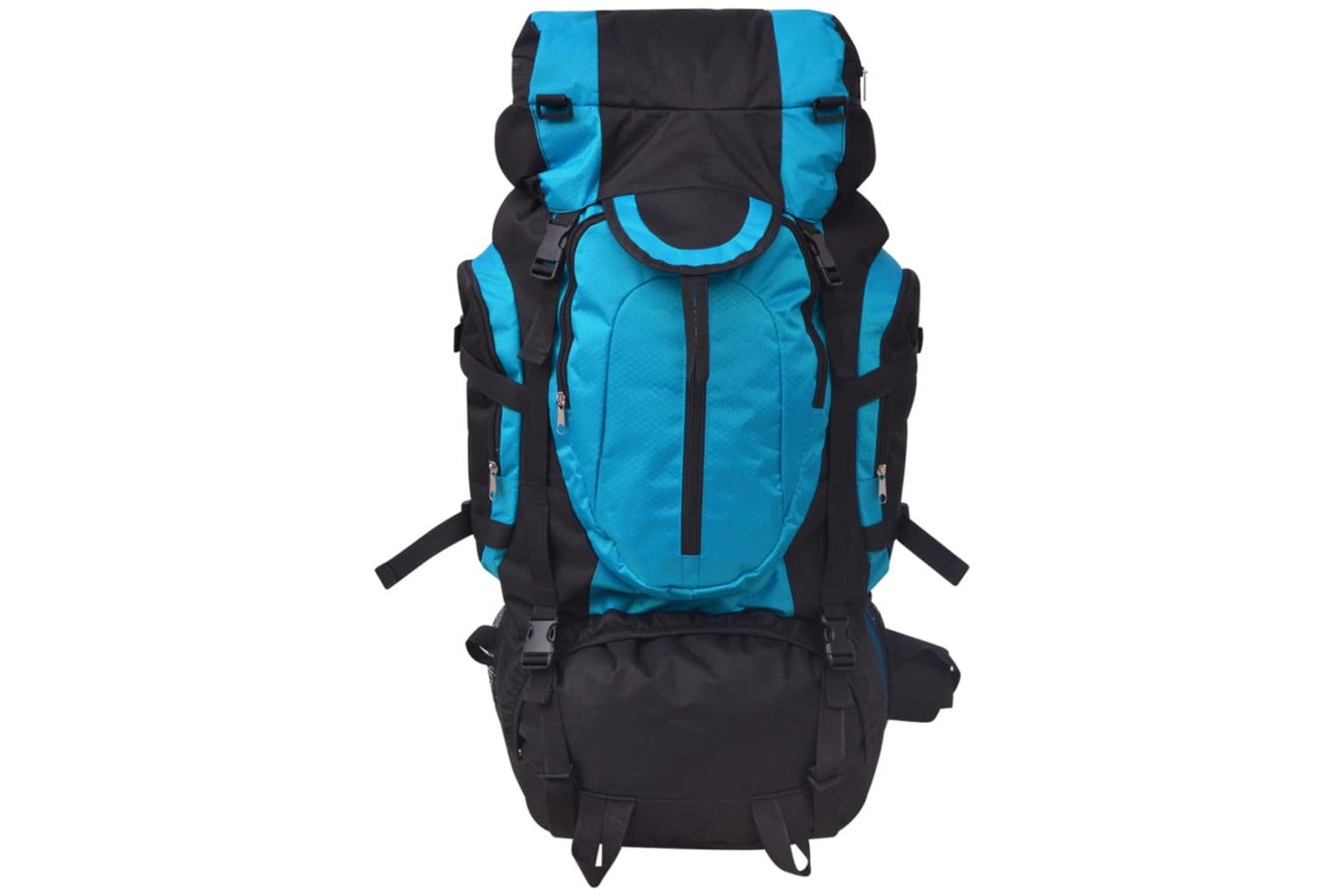 Vidaxl 91105 Hiking Backpack Xxl 75 L Black And Blue-2