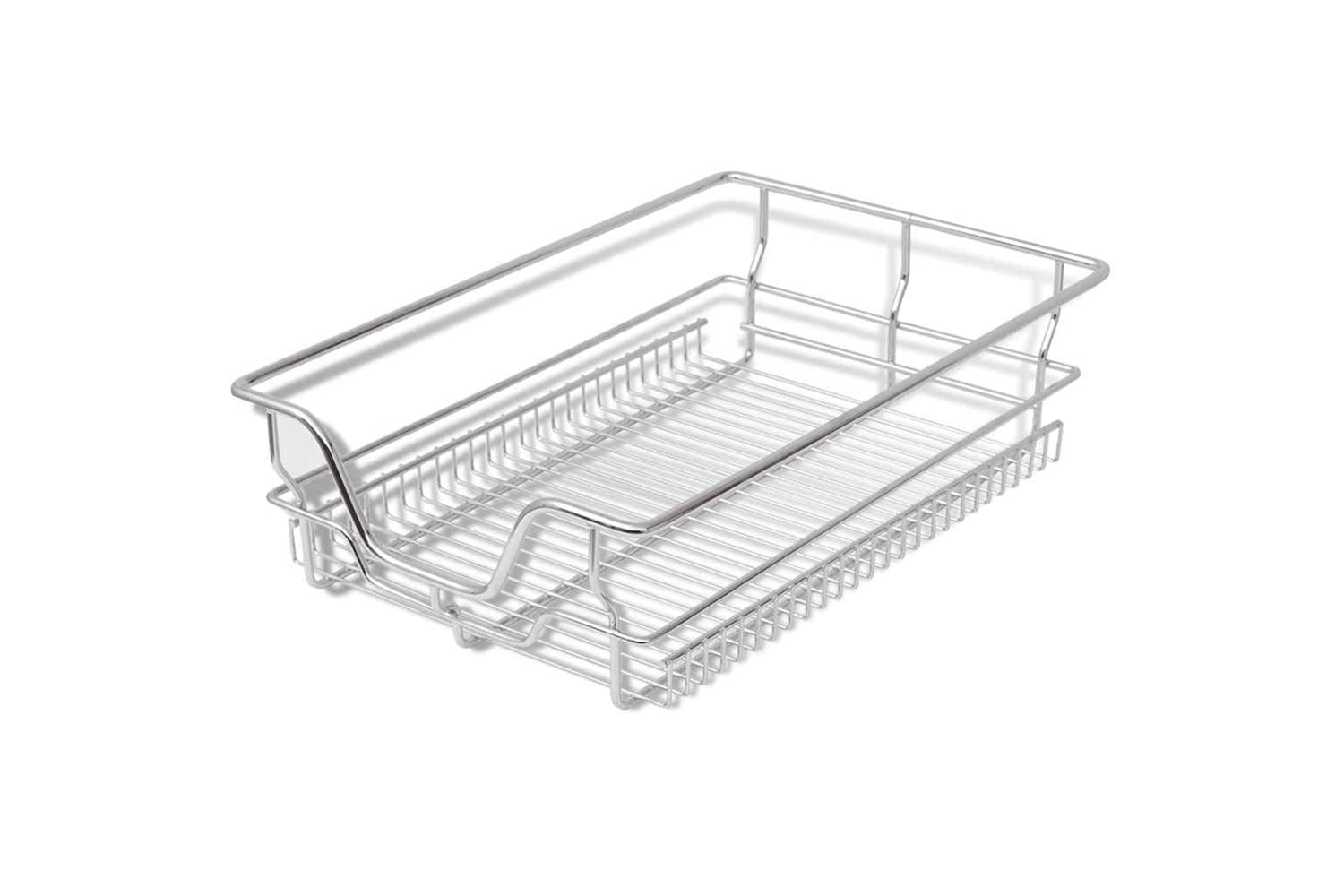 Vidaxl Pull-out Wire Baskets 2 Pcs Silver 400 Mm-2