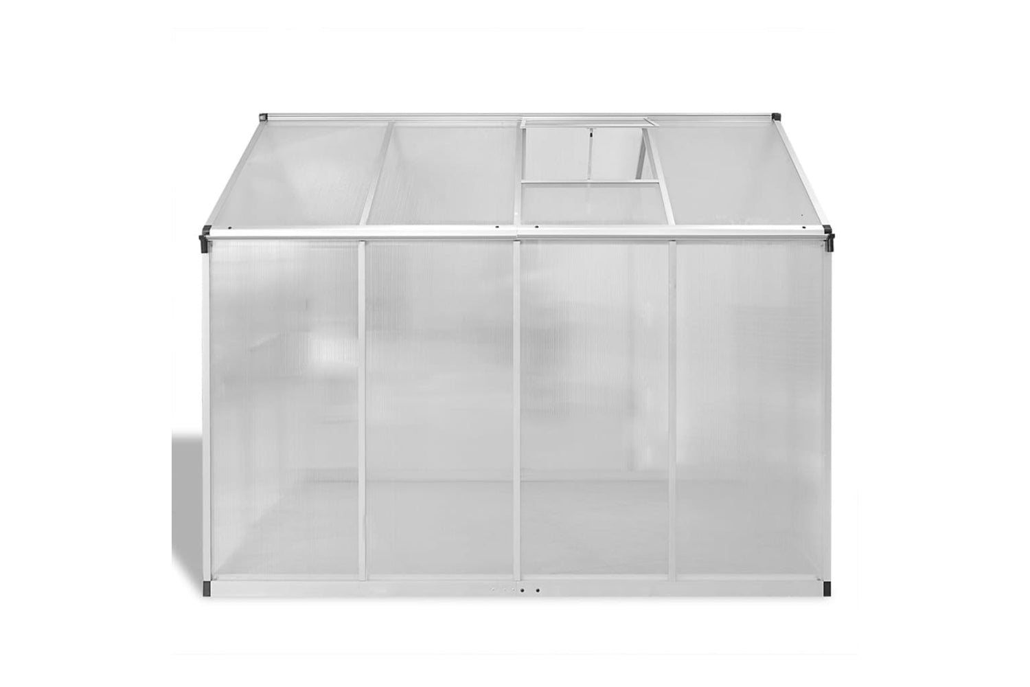 Vidaxl Reinforced Aluminium Greenhouse With Base Frame 4.6 MÂ²-4