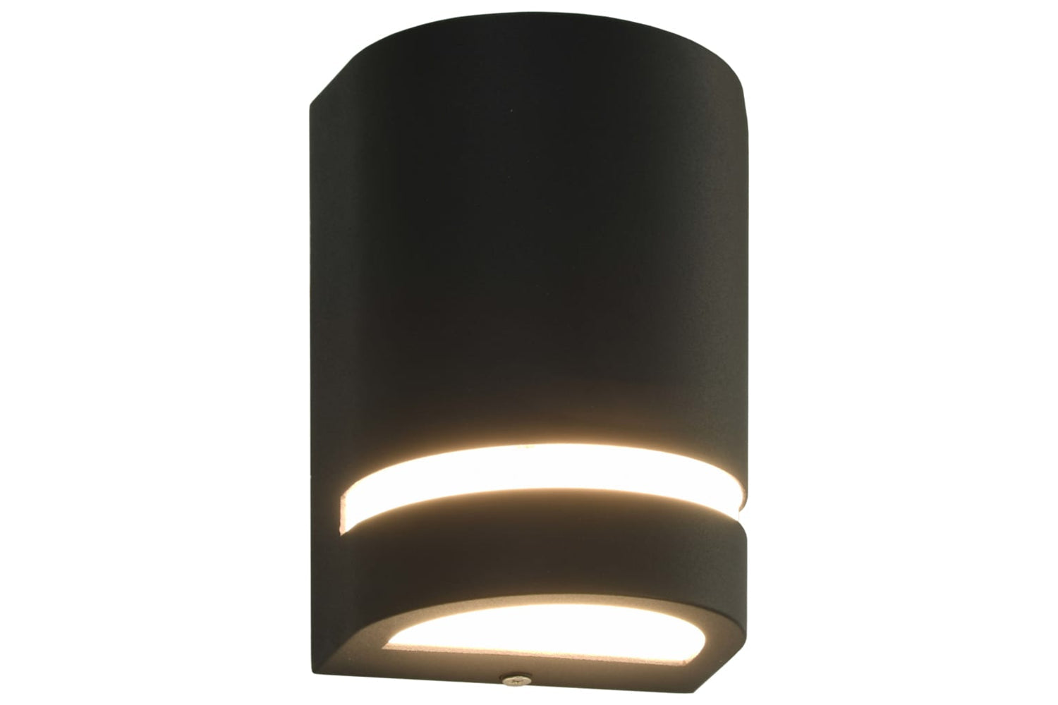 Vidaxl 45648 Outdoor Wall Lights 2 Pcs 35 W Black Half-round-2
