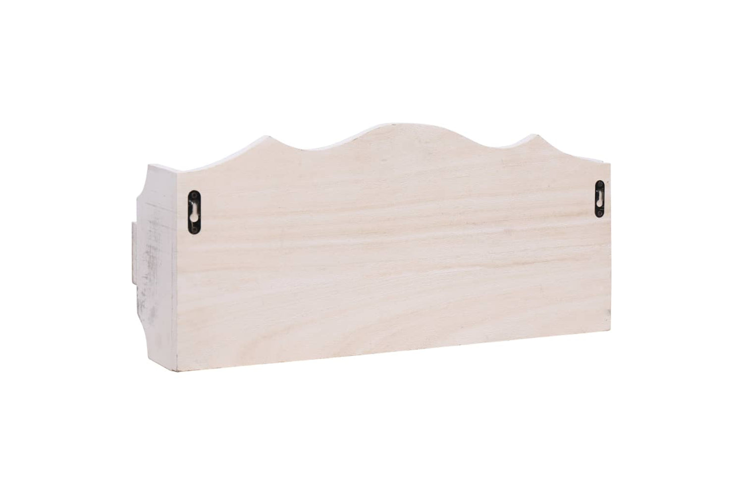 vidaXL 284231 Wall Mounted Coat Rack White 50x10x23cm Wood-4