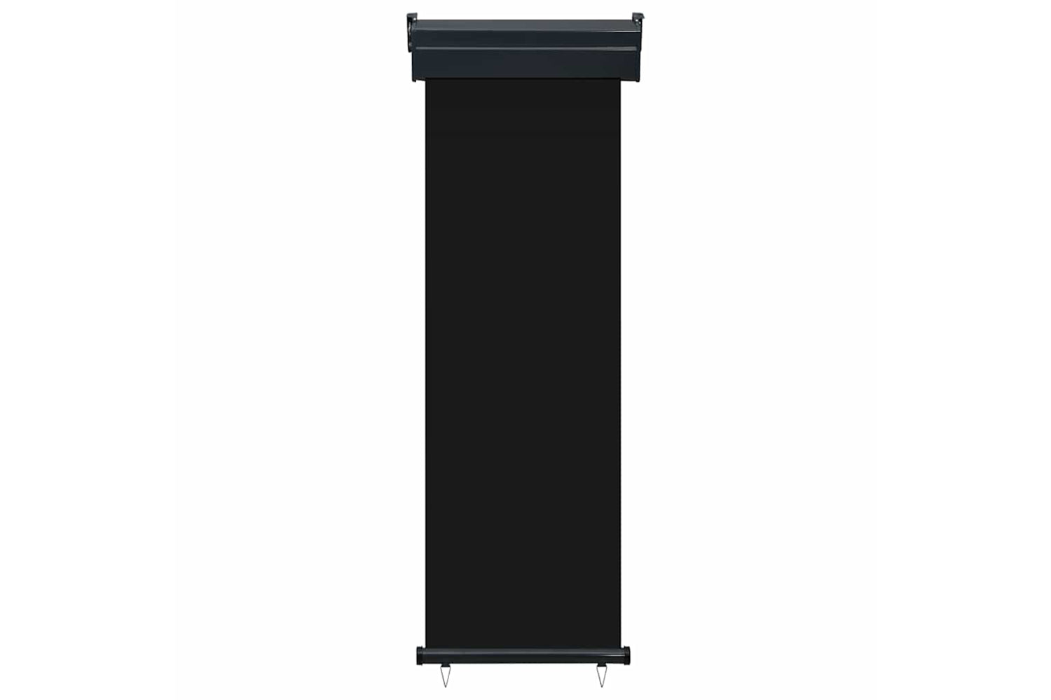 vidaXL Balcony Side Awning 65x250cm Black-2
