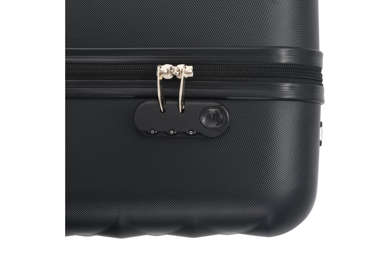 Vidaxl 91886 Hardcase Trolley Set 3 Pcs Black Abs-8