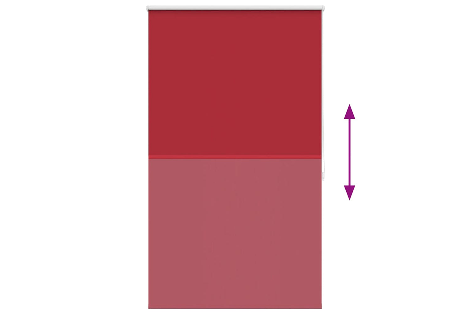 Vidaxl Roller Blind Blackout 120 X 175 Cm Red-8