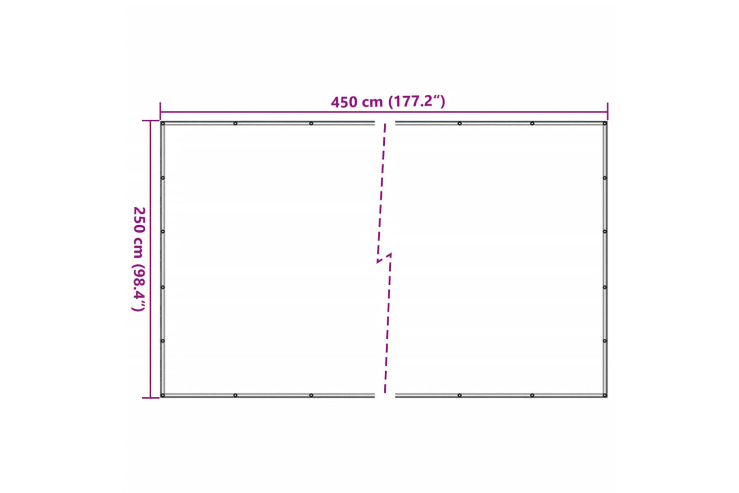 vidaXL 144995 Trailer Net Hdpe 2.5x4.5 M Black-7