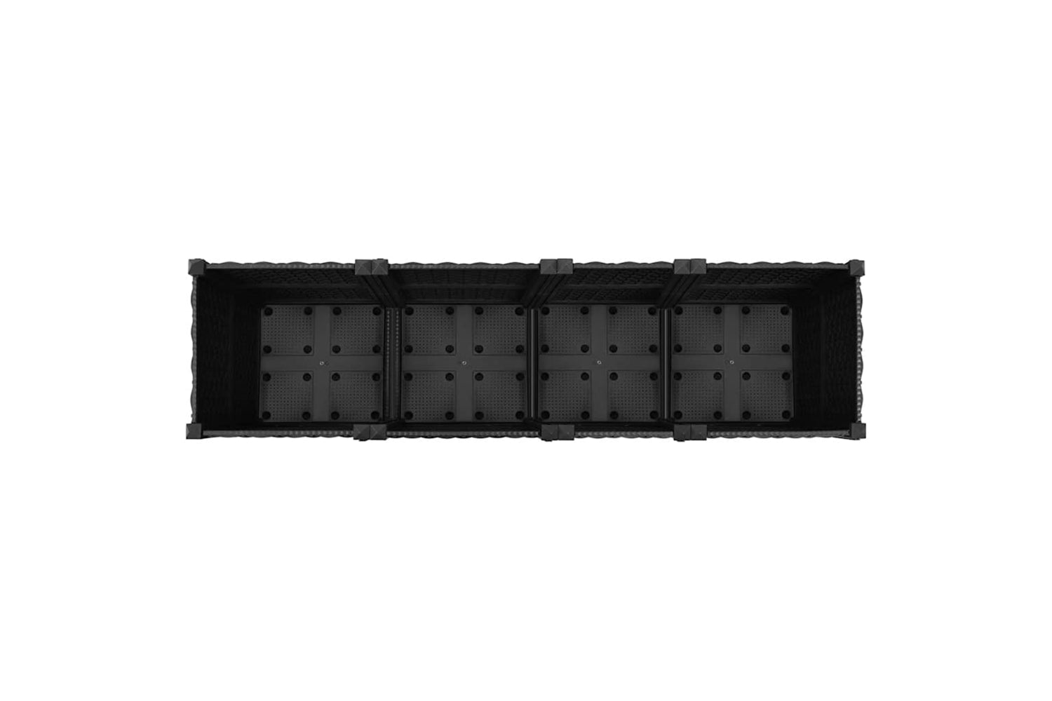 vidaXL Raised Bed 160x40x38cm Polypropylene-4