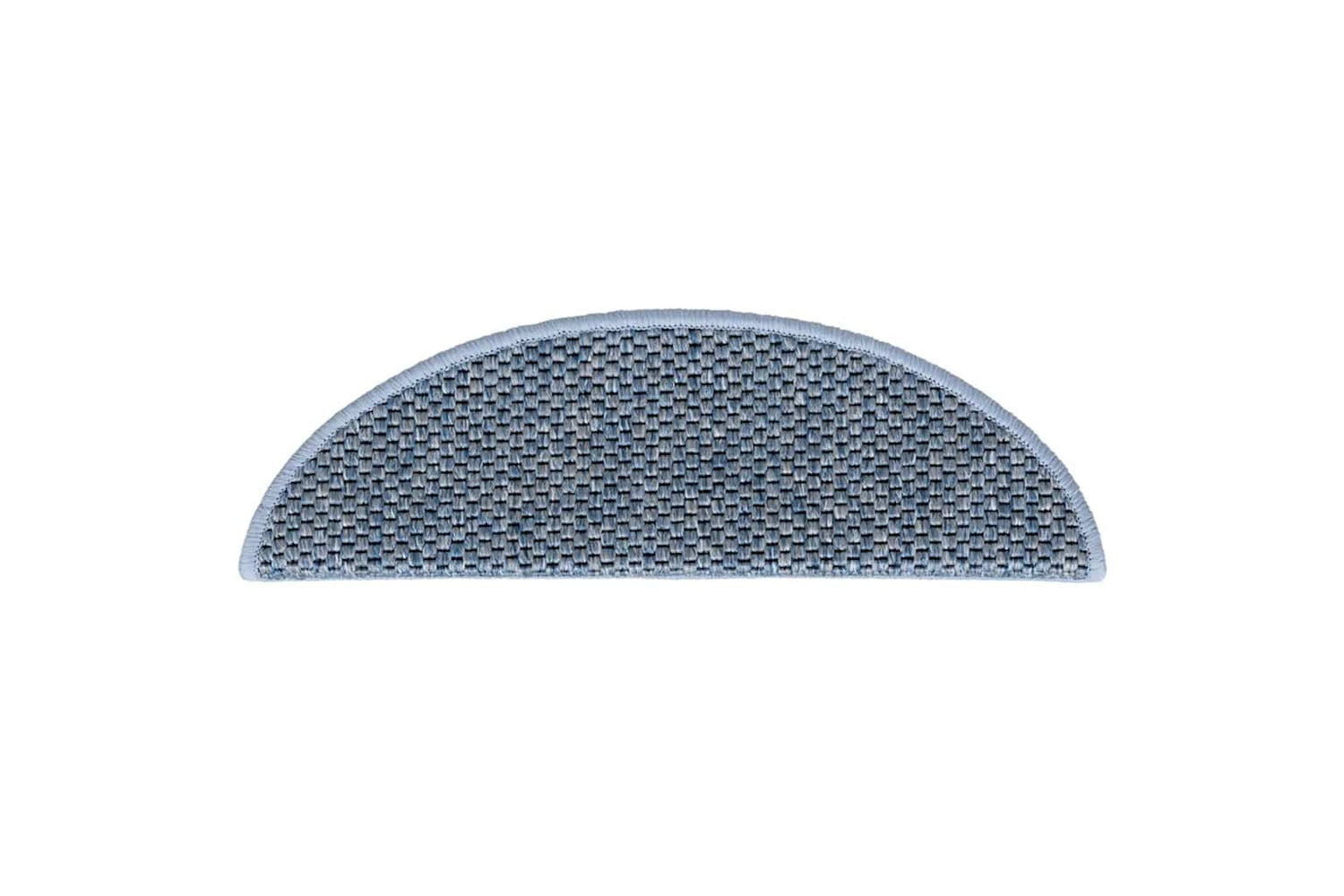 vidaXL 326862 Stair Mats Self-adhesive Sisal-look 15 Pcs 56x17x3cm Blue-4