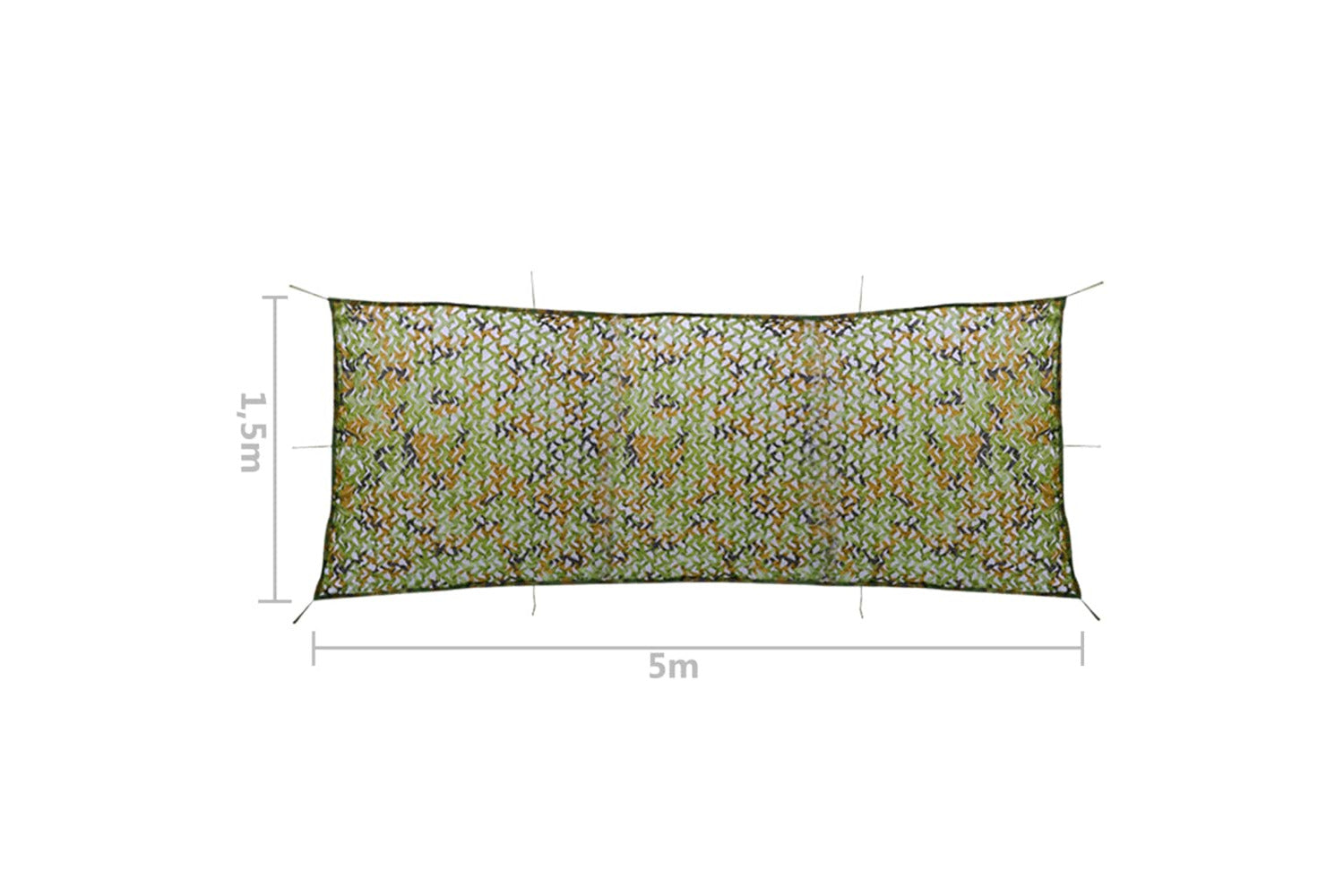 Vidaxl 135874 Camouflage Net With Storage Bag 1.5x5 M Green-5