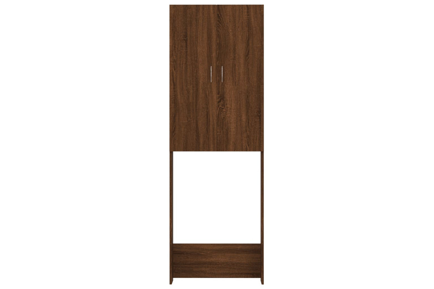 vidaXL Washing Machine Cabinet Brown Oak 64x25.5x190cm-5