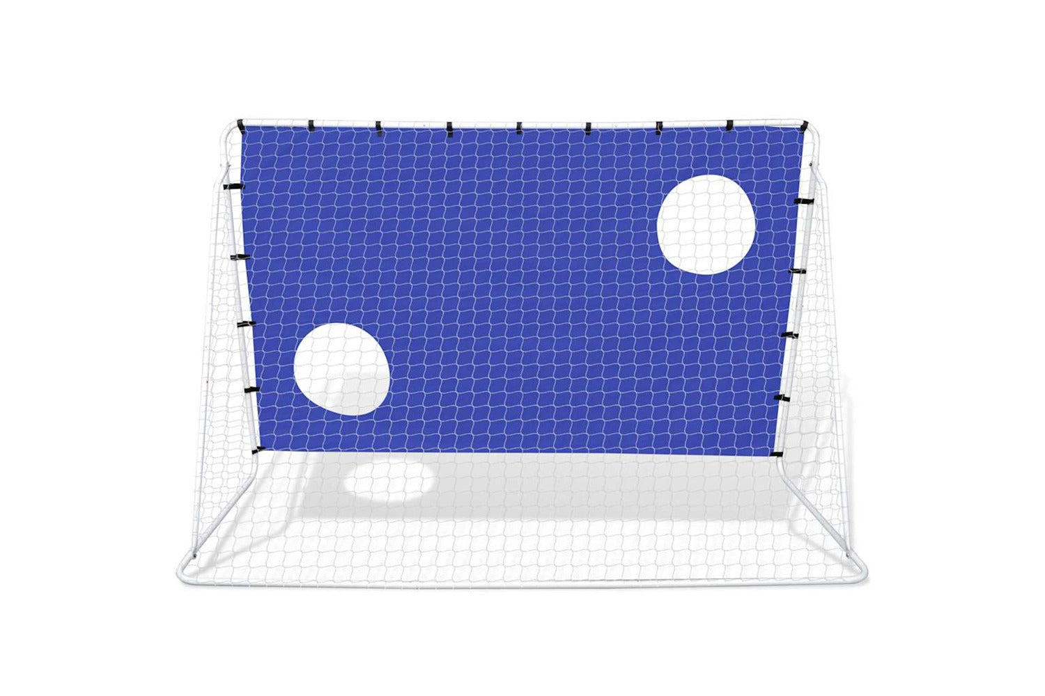 Vidaxl Soccer Goal With Aiming Wall Steel 240 X 92 X 150 Cm High-quality-4