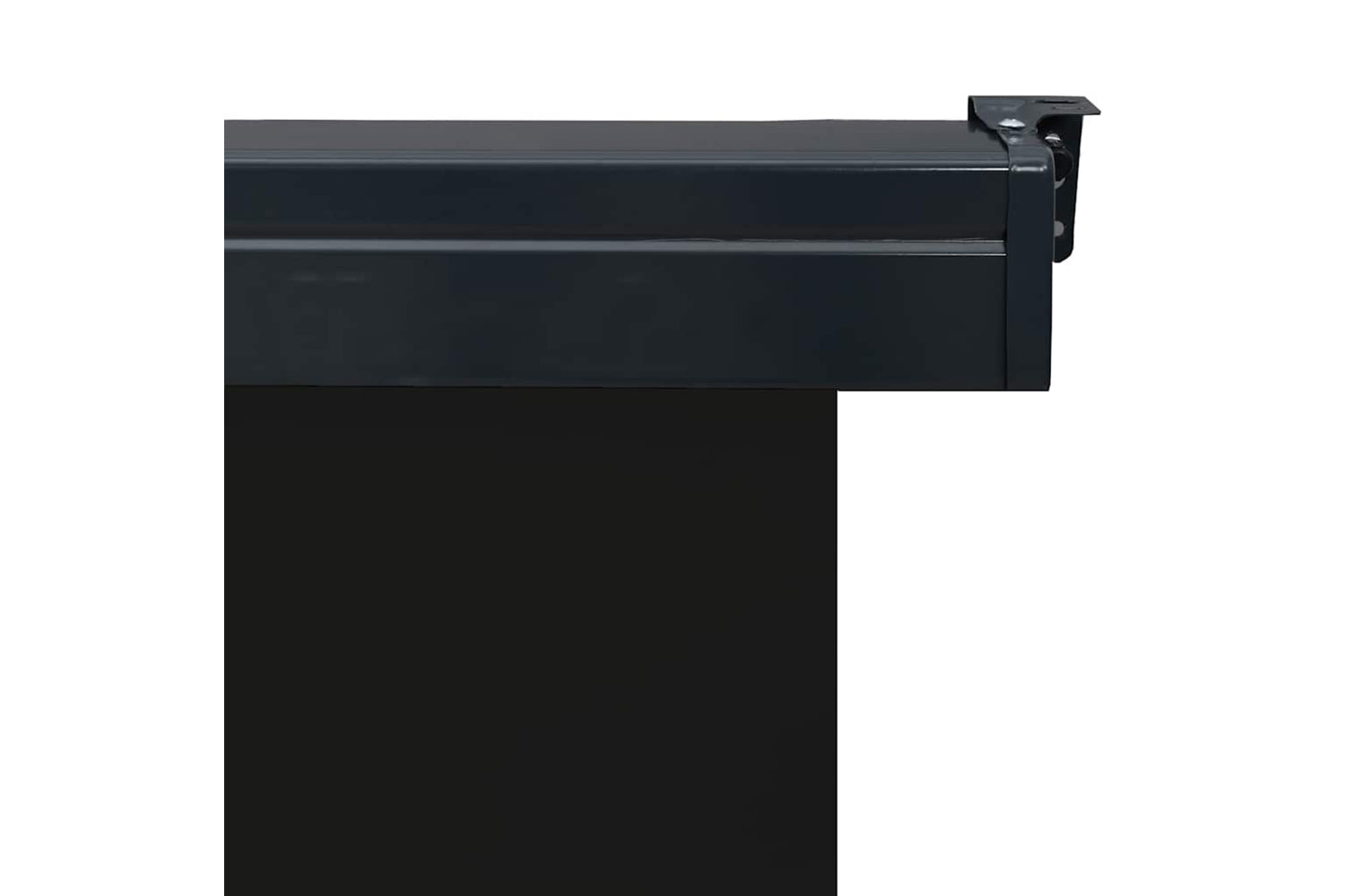 vidaXL Balcony Side Awning 65x250cm Black-7