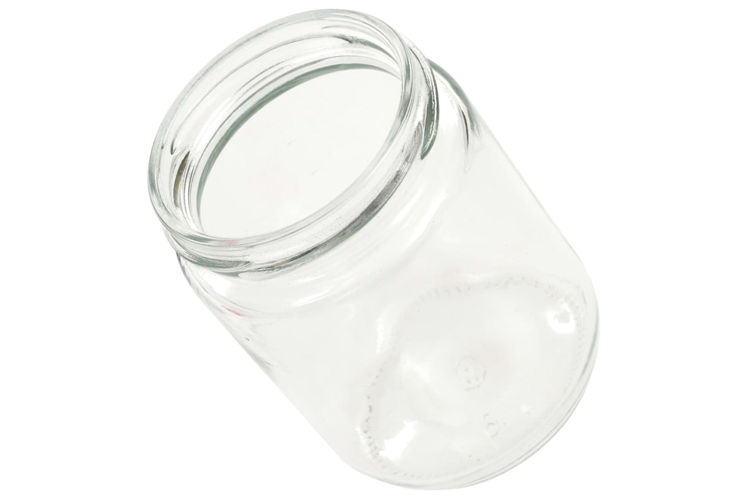 Vidaxl 50798 Glass Jam Jars With White And Red Lid 48 Pcs 230 Ml-5