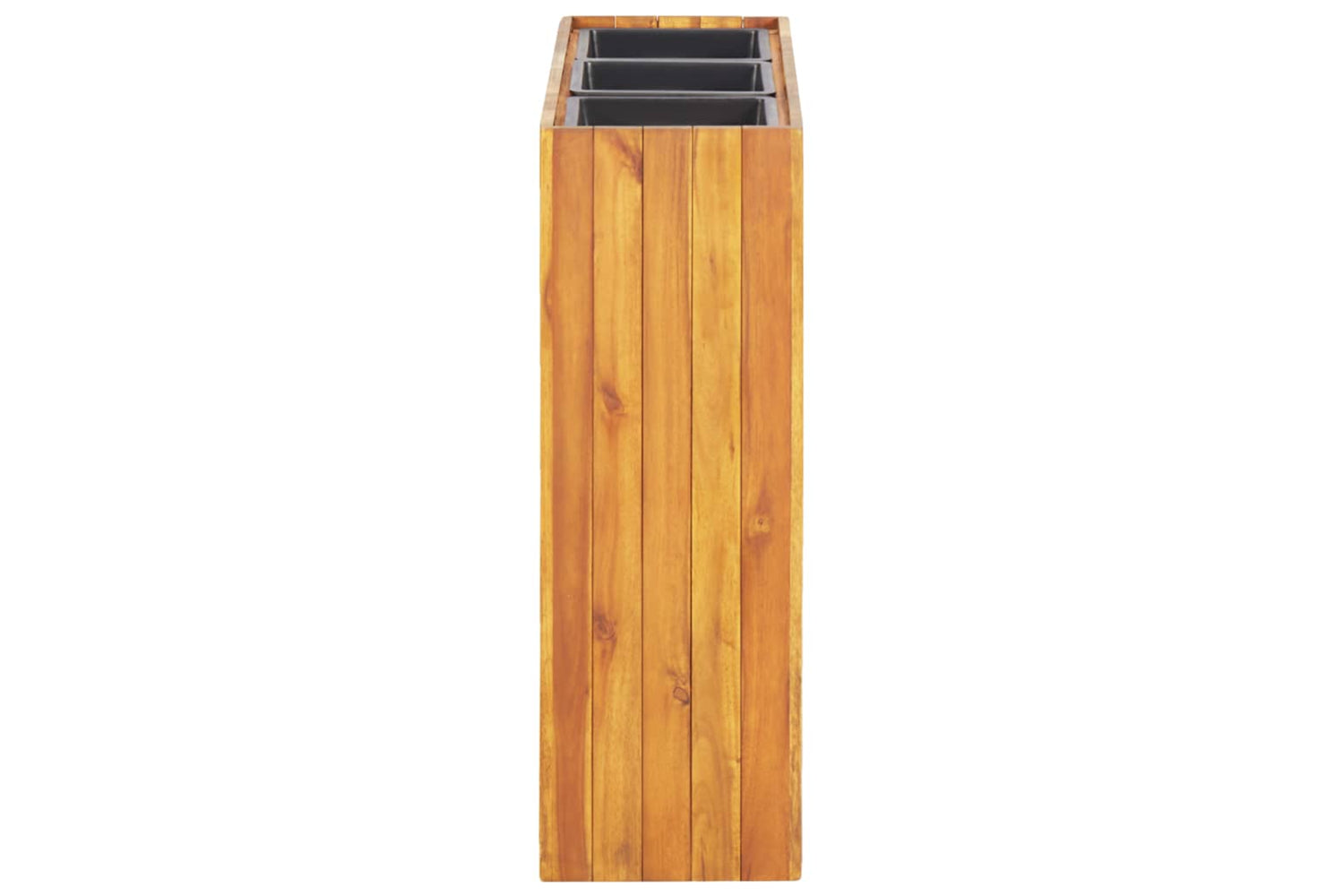 Vidaxl 46573 Garden Raised Bed With 3 Pots Solid Acacia Wood-5