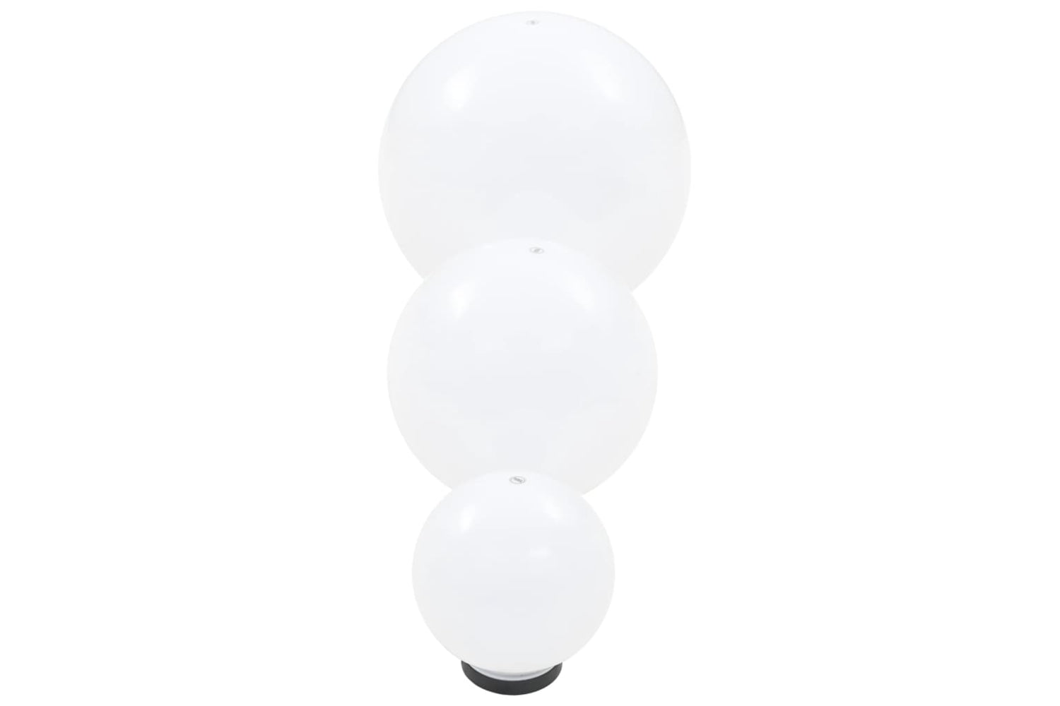 vidaXL 277146 6 Piece Led Bowl Lamp Set Spherical 20/30/40cm Pmma-5