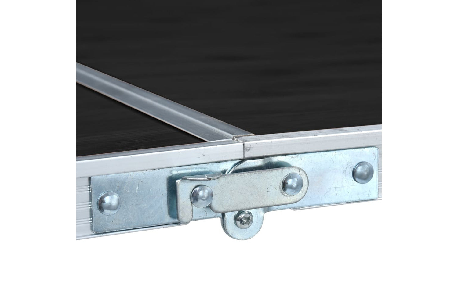 vidaXL 48175 Foldable Camping Table Grey Aluminium 180x60cm-3