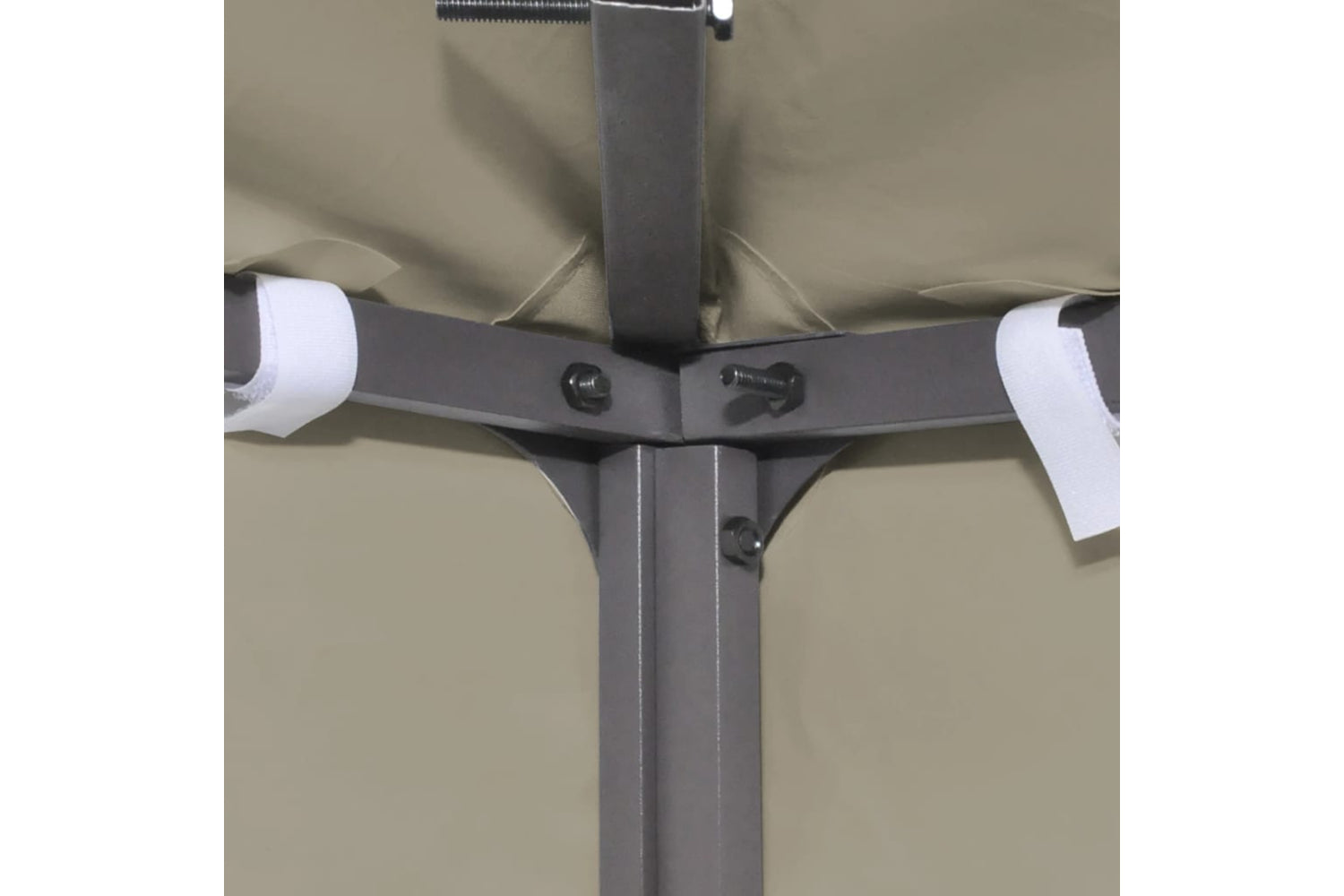 Vidaxl Gazebo Cover Canopy Replacement 310 G / M2 Beige 3 X 3 M-4