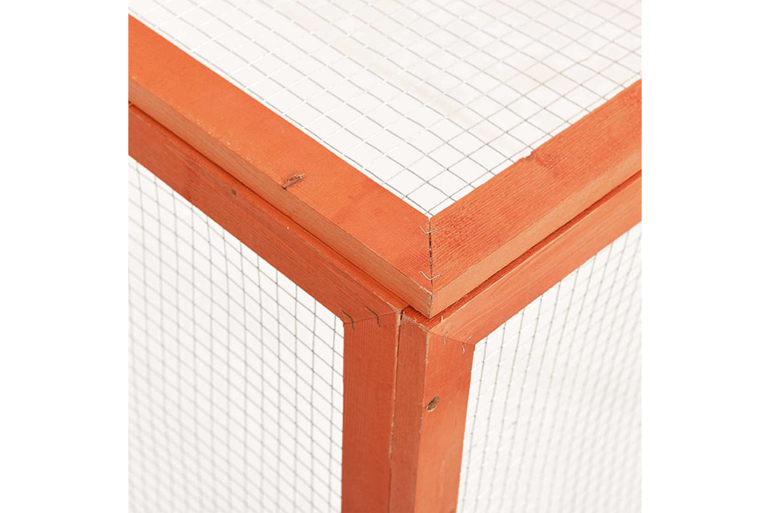 vidaXL 170876 Rabbit Hutch 124x120x60cm Solid Firwood-5