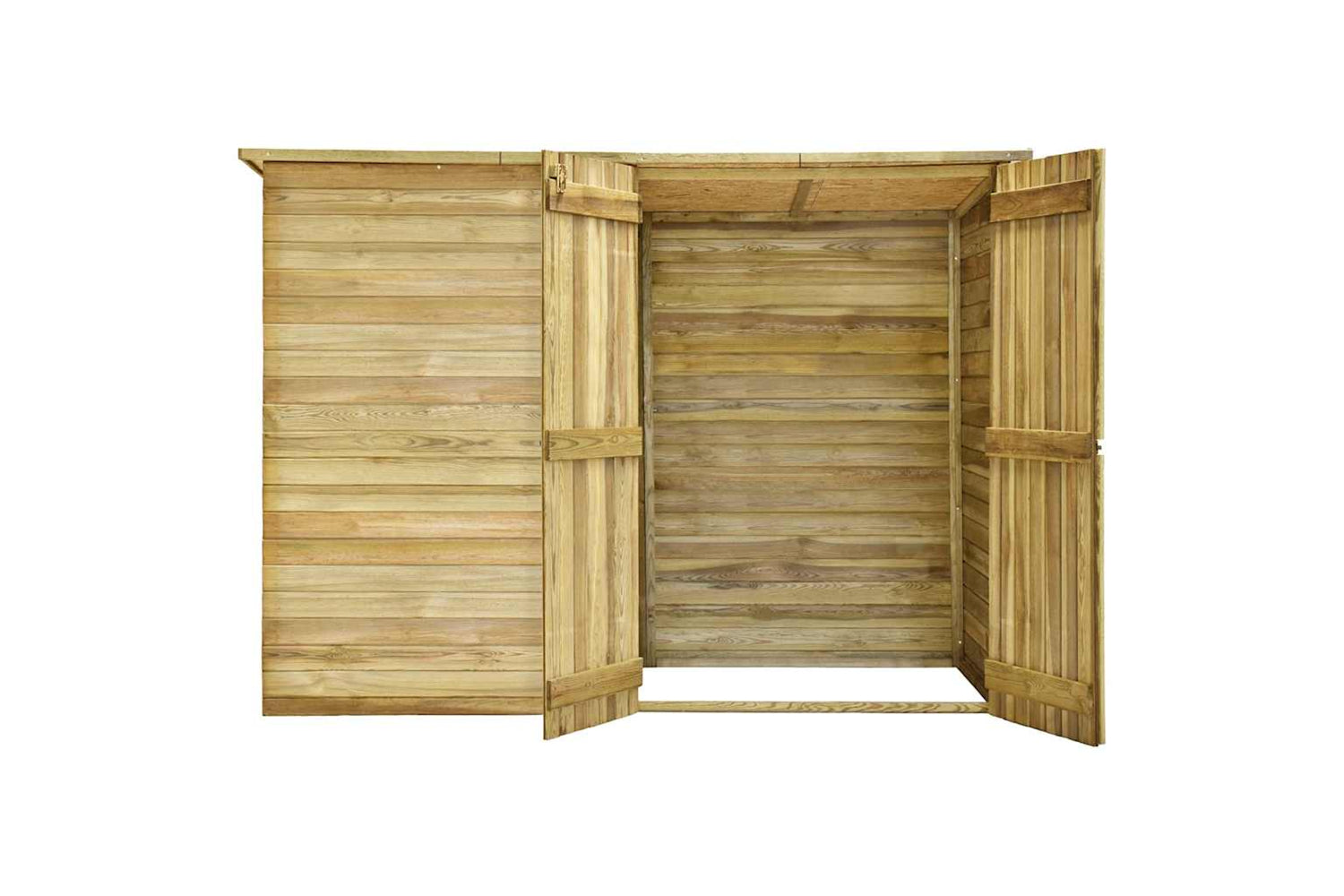 vidaXL 46363 Garden Shed House 232x110x170cm Impregnated Pinewood-3