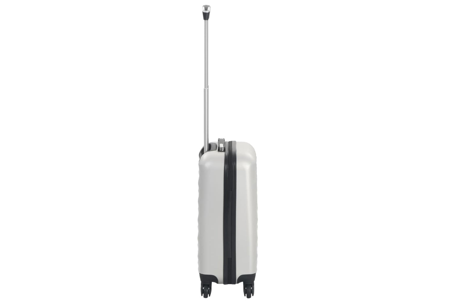 vidaXL 91892 Hardcase Trolley Bright Silver Abs-4
