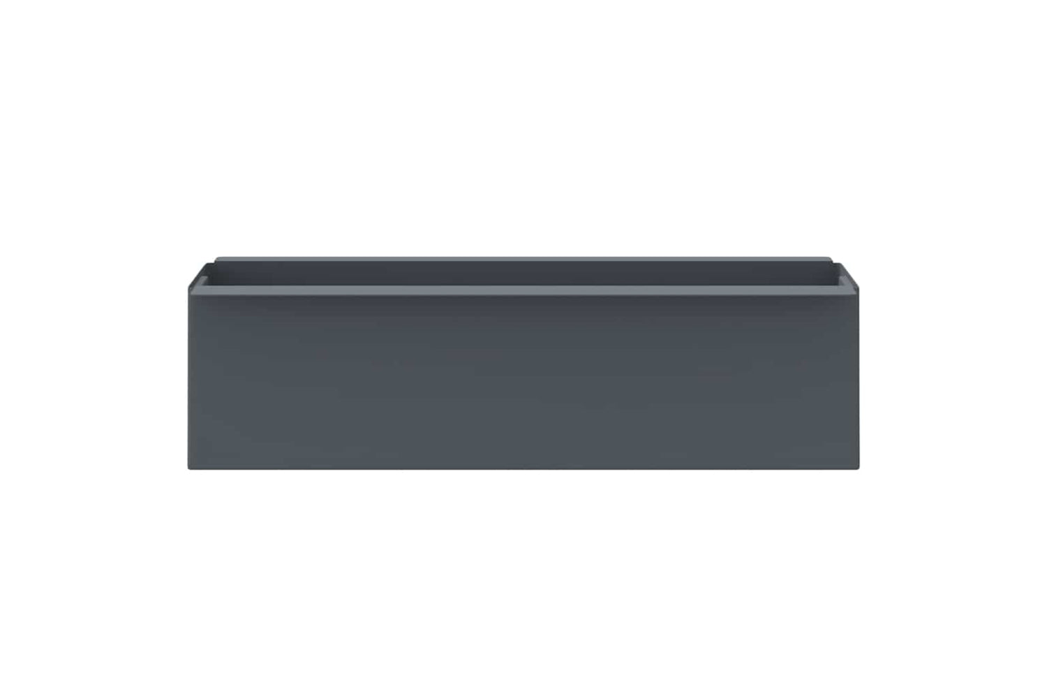 vidaXL 318302 Flower Boxes For Euro Pallets 12 Pcs Grey 36x13.5x9.5cm Pp-3