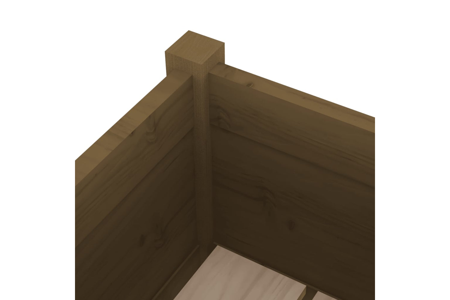vidaXL 810825 Garden Planter Honey Brown 70x31x70cm Solid Pinewood-4