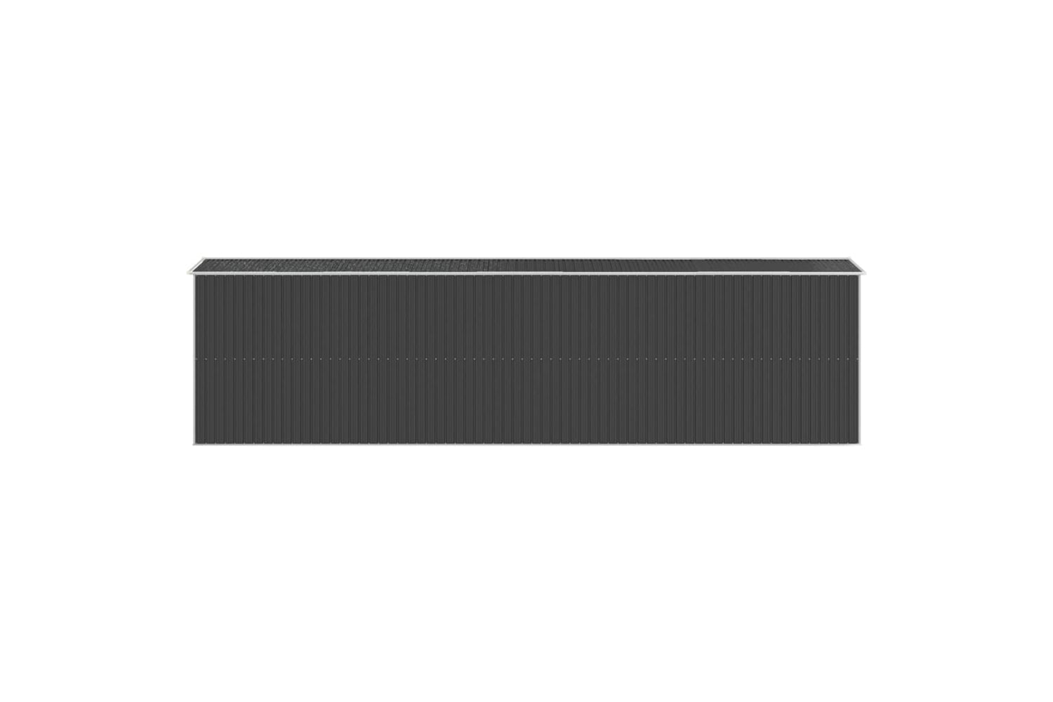 vidaXL 3147456 Garden Shed Anthracite 192x772x223cm Galvanised Steel-4