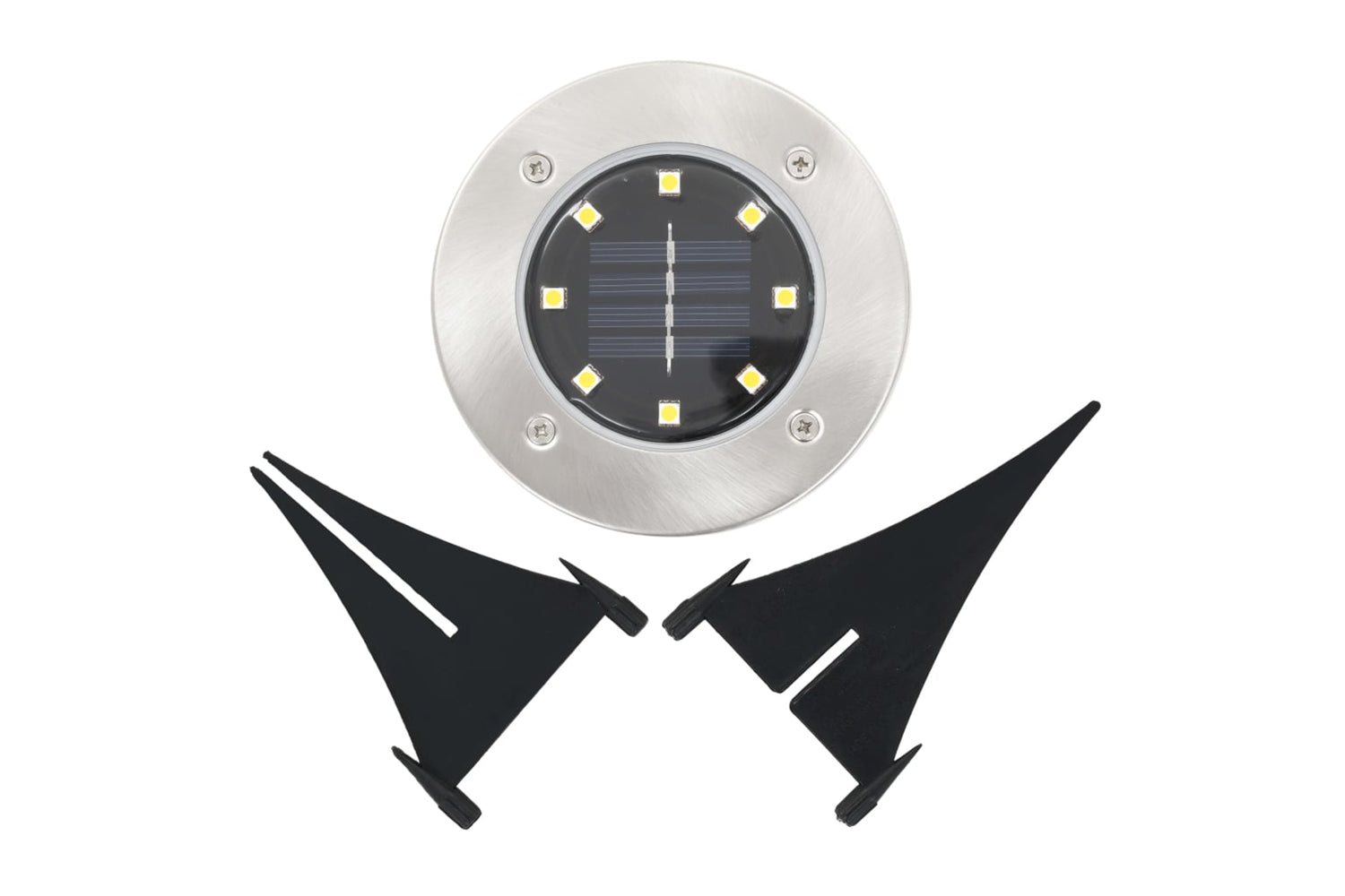 Vidaxl 44417 Solar Ground Lights 8 Pcs Led Lights Warm White-6