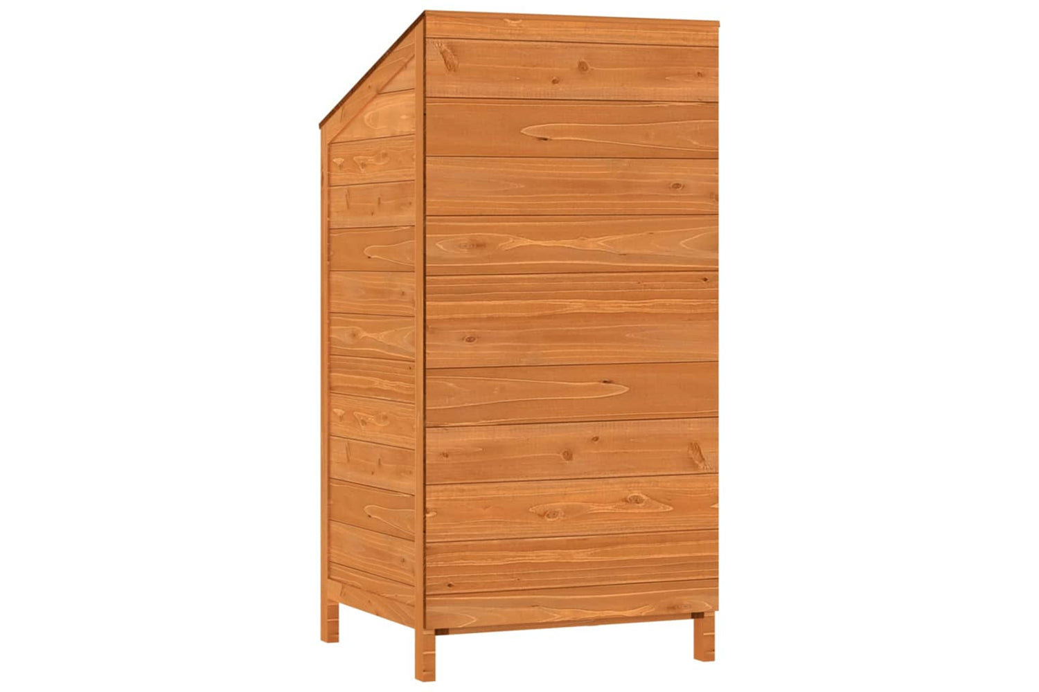 vidaXL 152181 Garden Shed Brown 55x52x112cm Solid Wood Fir-5