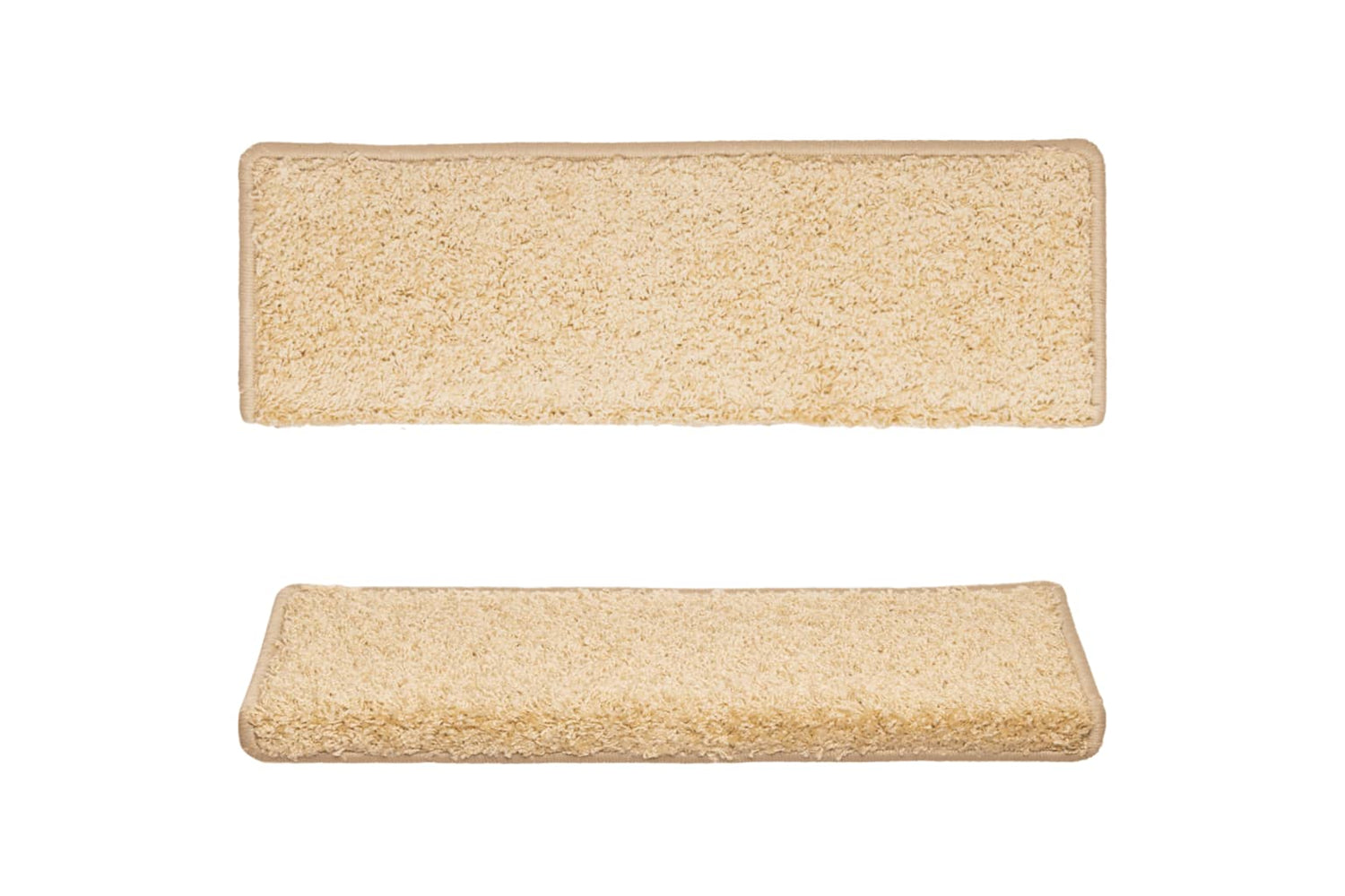 vidaXL Carpet Stair Treads 15 Pcs 65x21x4cm Brown-3