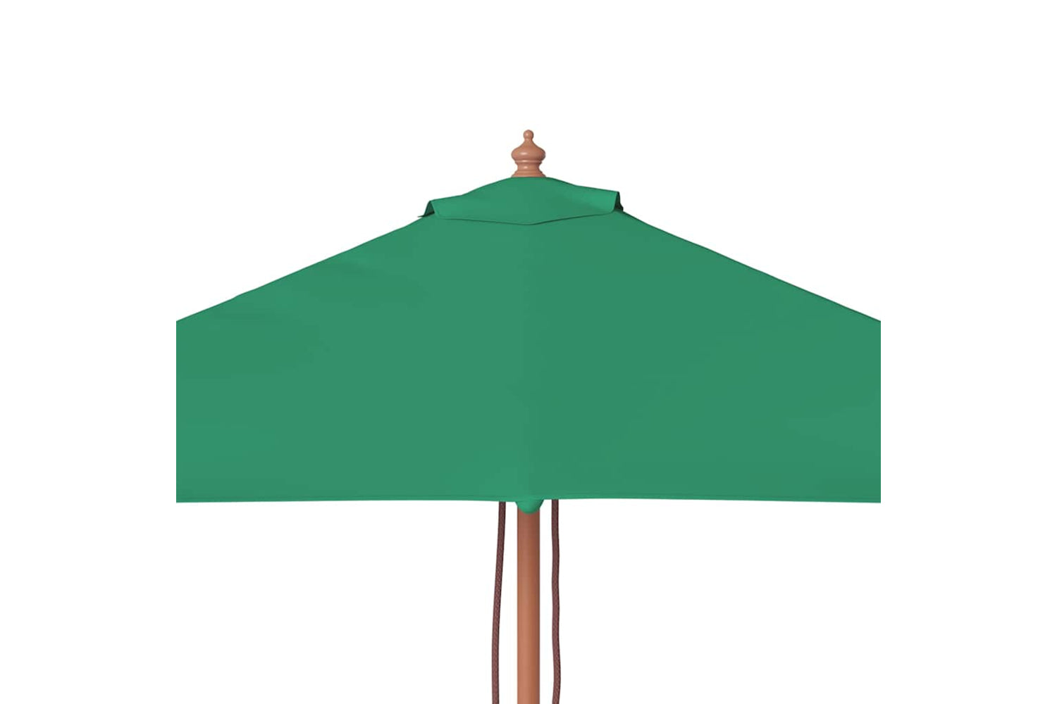 vidaXL 44534 Outdoor Parasol With Wooden Pole 150x200cm Green-5