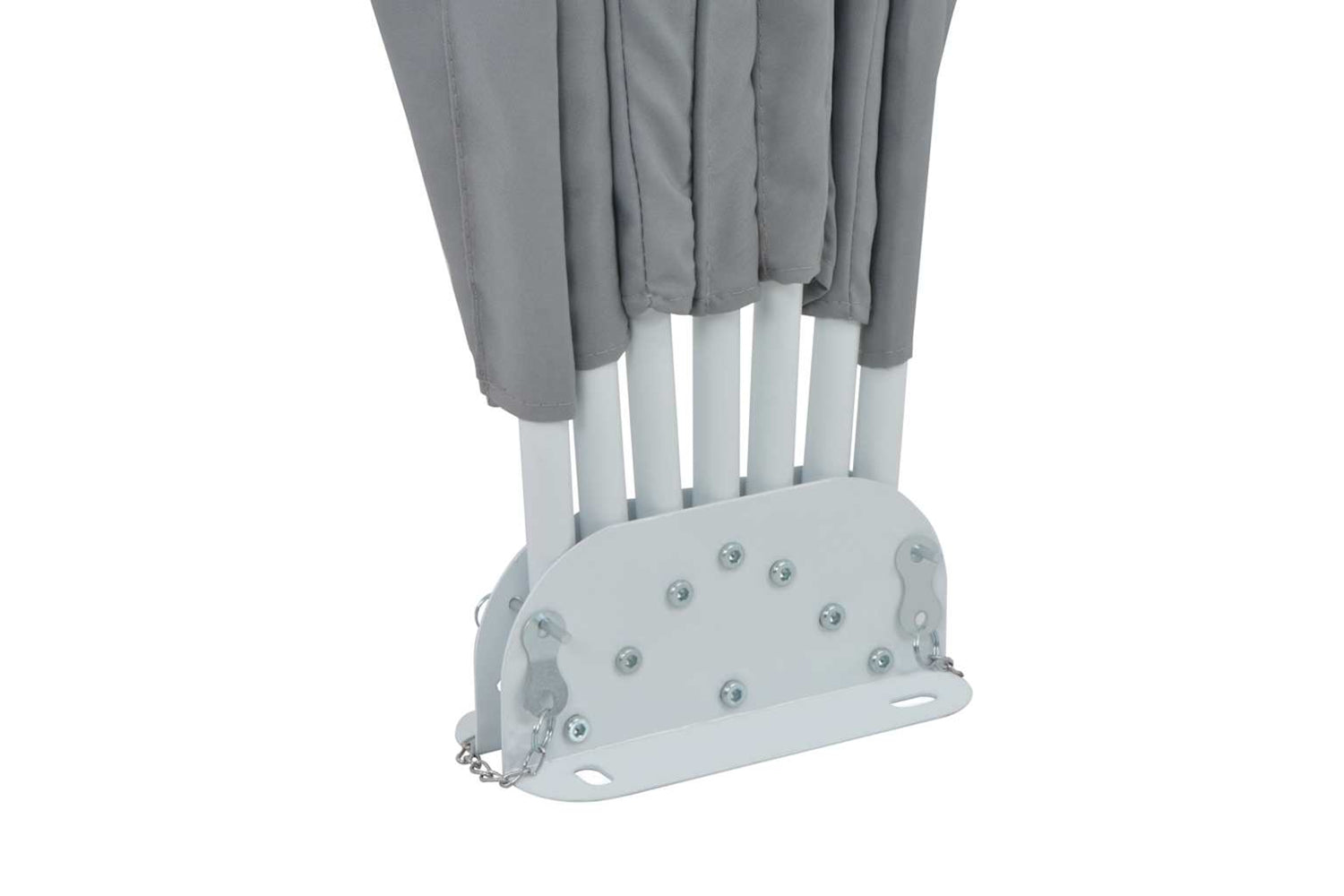 vidaXL 44575 Collapsible Terrace Side Awning Grey 160cm-6