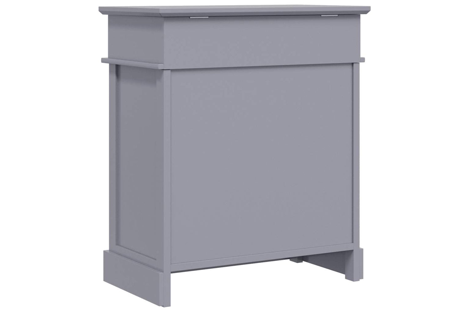 vidaXL 284084 Shoe Cabinet Grey 50x28x58cm Paulownia Wood-5