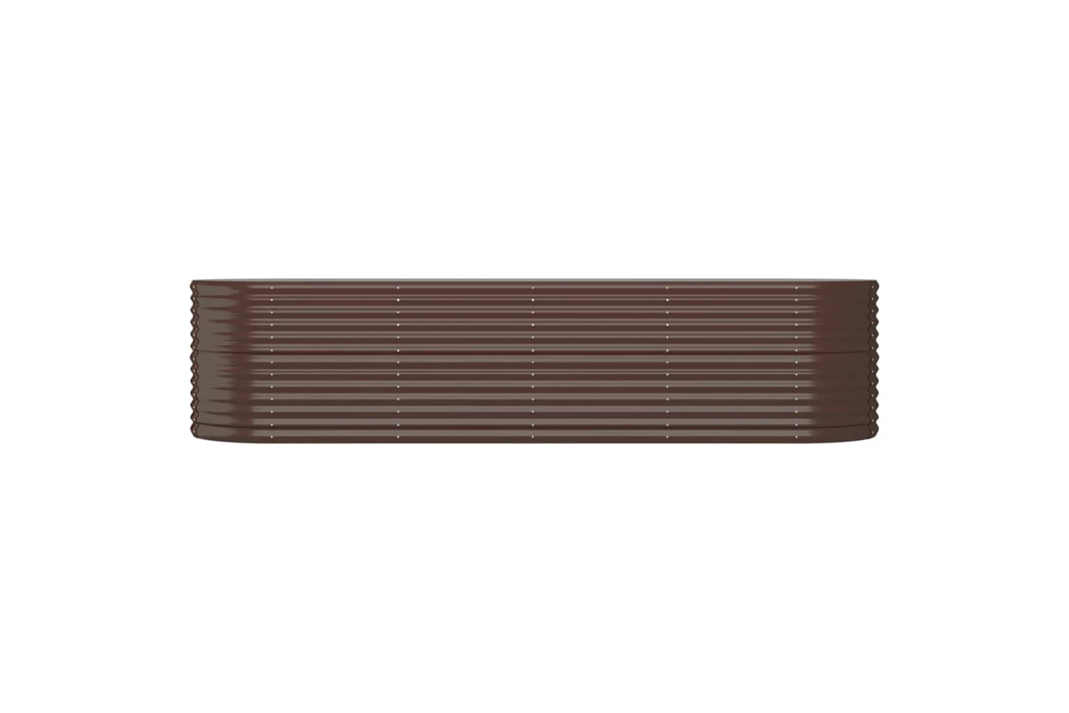 vidaXL 318960 Garden Raised Bed Powder-coated Steel 296x80x68cm Brown-2