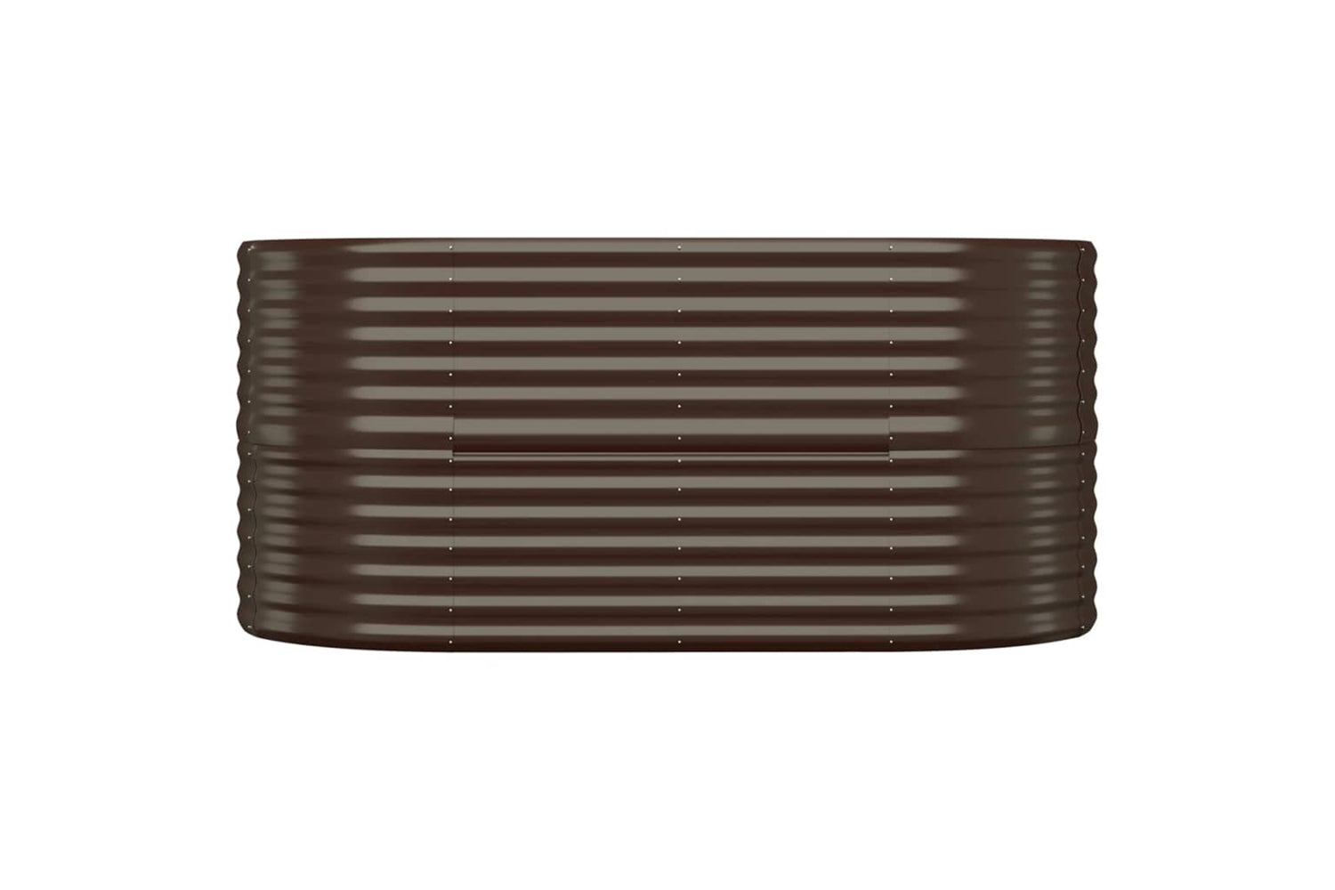 vidaXL 318950 Garden Raised Bed Powder-coated Steel 152x80x68cm Brown-2
