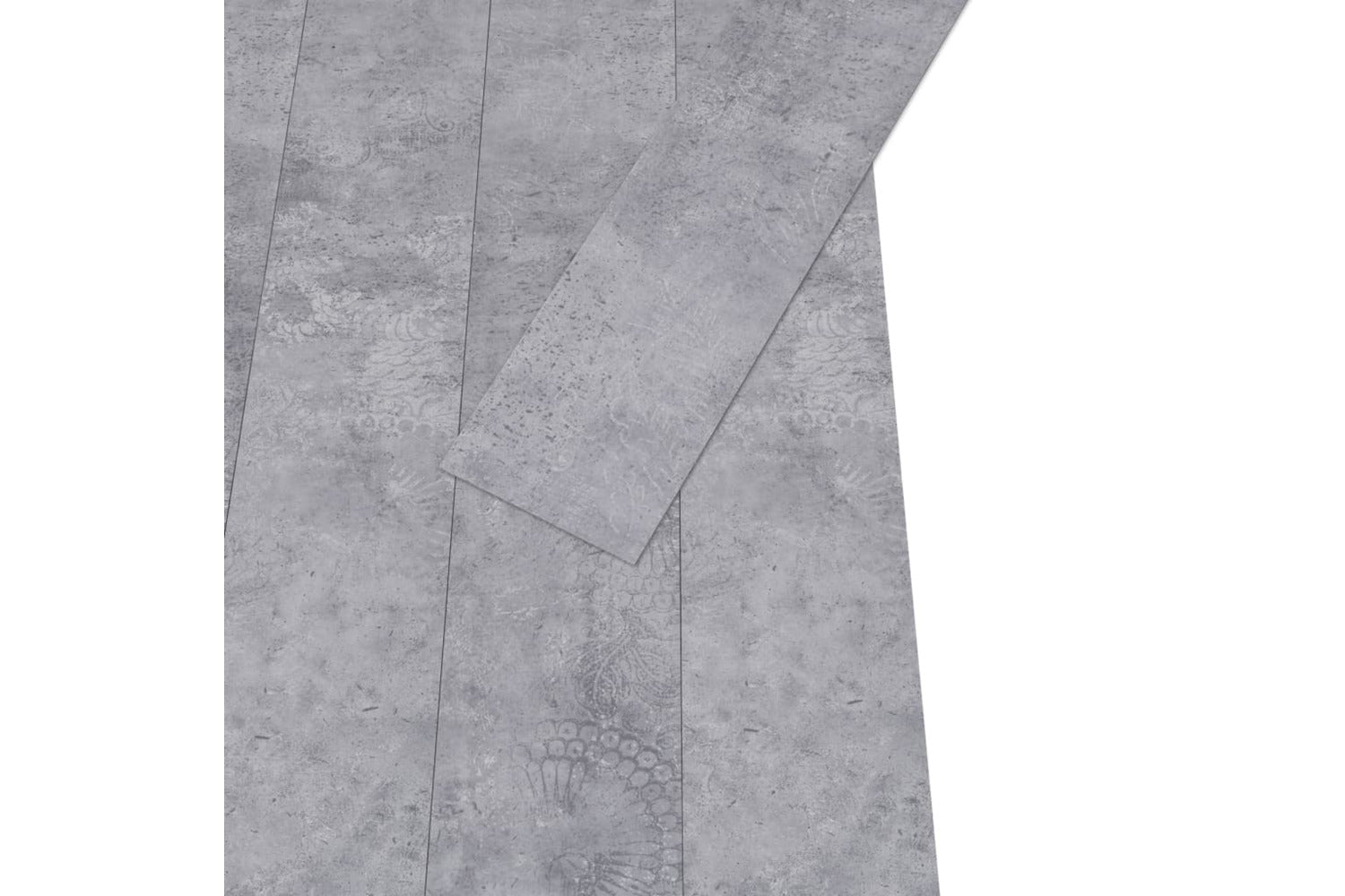 Vidaxl Pvc Flooring Planks 5.02 MÂ² 2 Mm Self-adhesive Cement Grey-3