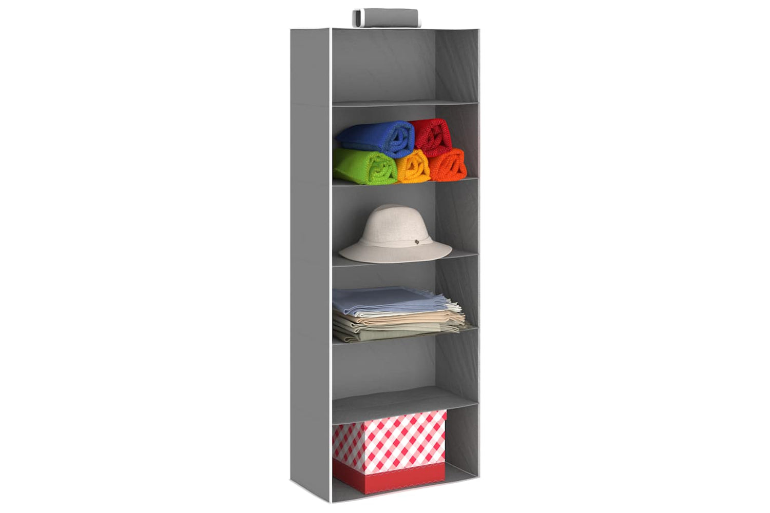 Vidaxl 288326 Hanging Closet Organisers 2 Pcs With 6 Shelves Fabric-3