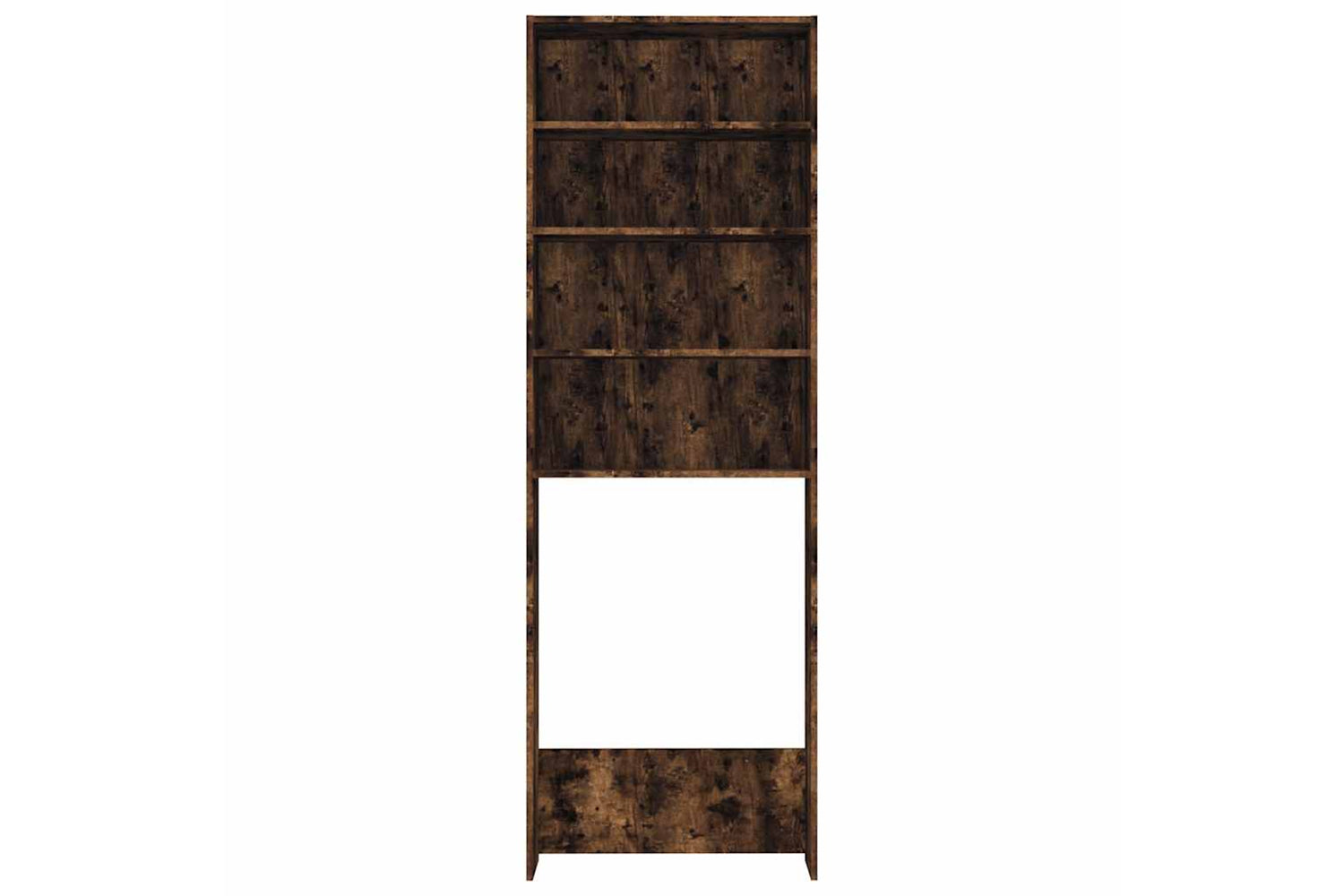 vidaXL 815951 Washing Machine Cabinet Smoked Oak 64x24x190cm-5