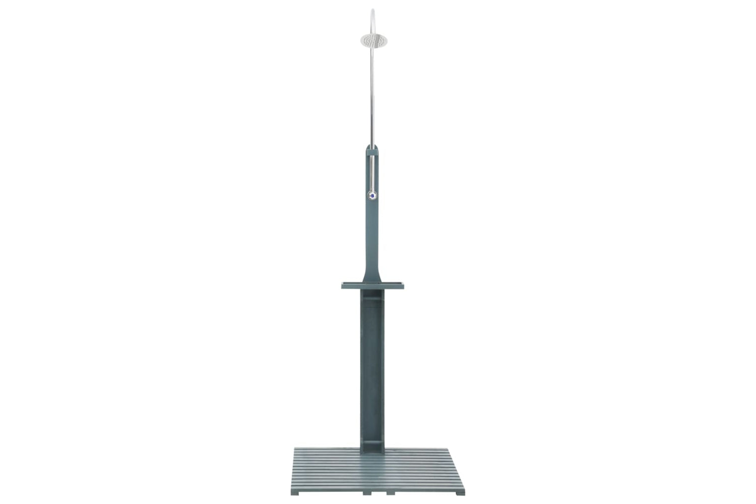 Vidaxl 48208 Garden Shower Anthracite Wood-2