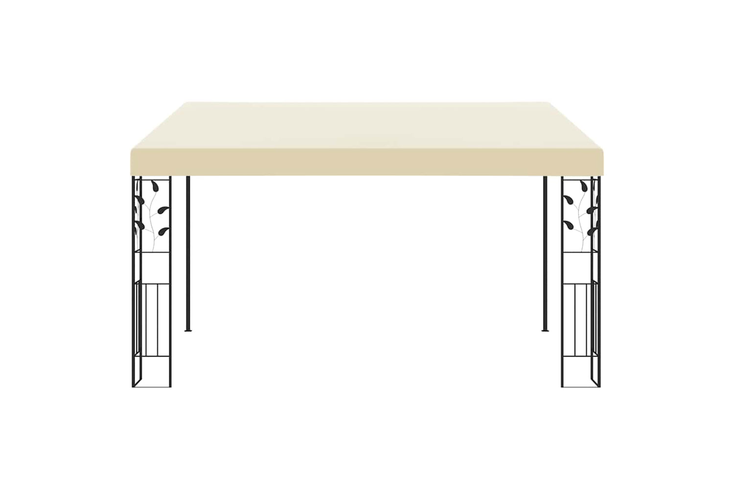 Vidaxl 47998 Wall-mounted Gazebo 4x3x2.5 M Cream-2