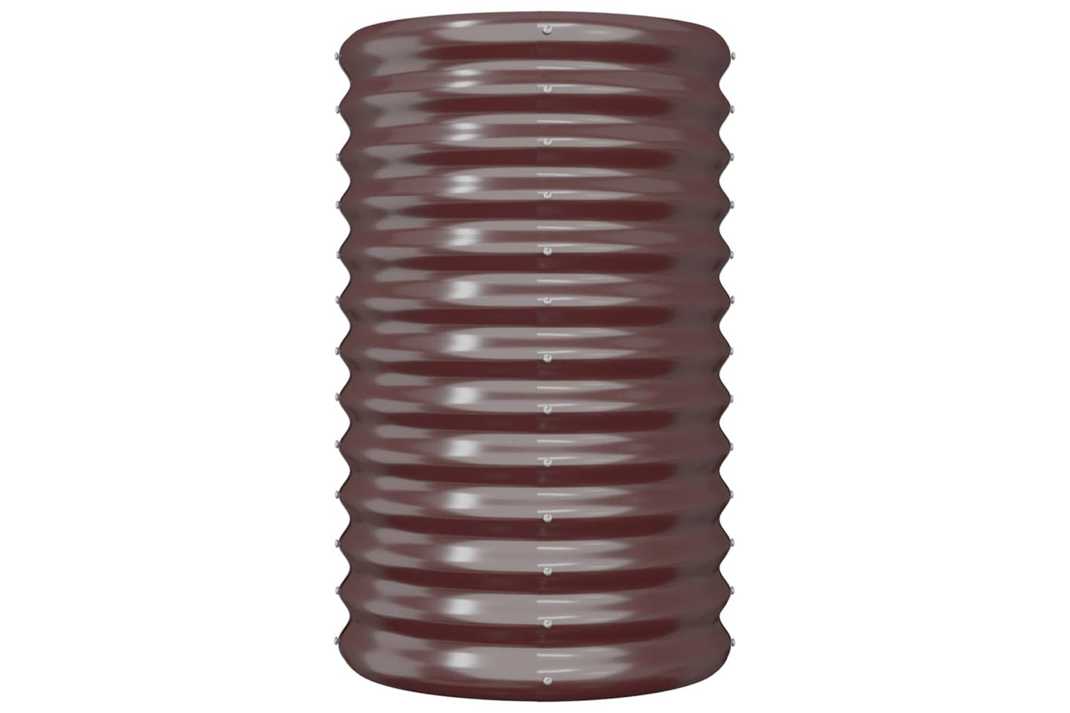 vidaXL 318850 Garden Planter Powder-coated Steel 40x40x68cm Brown-2
