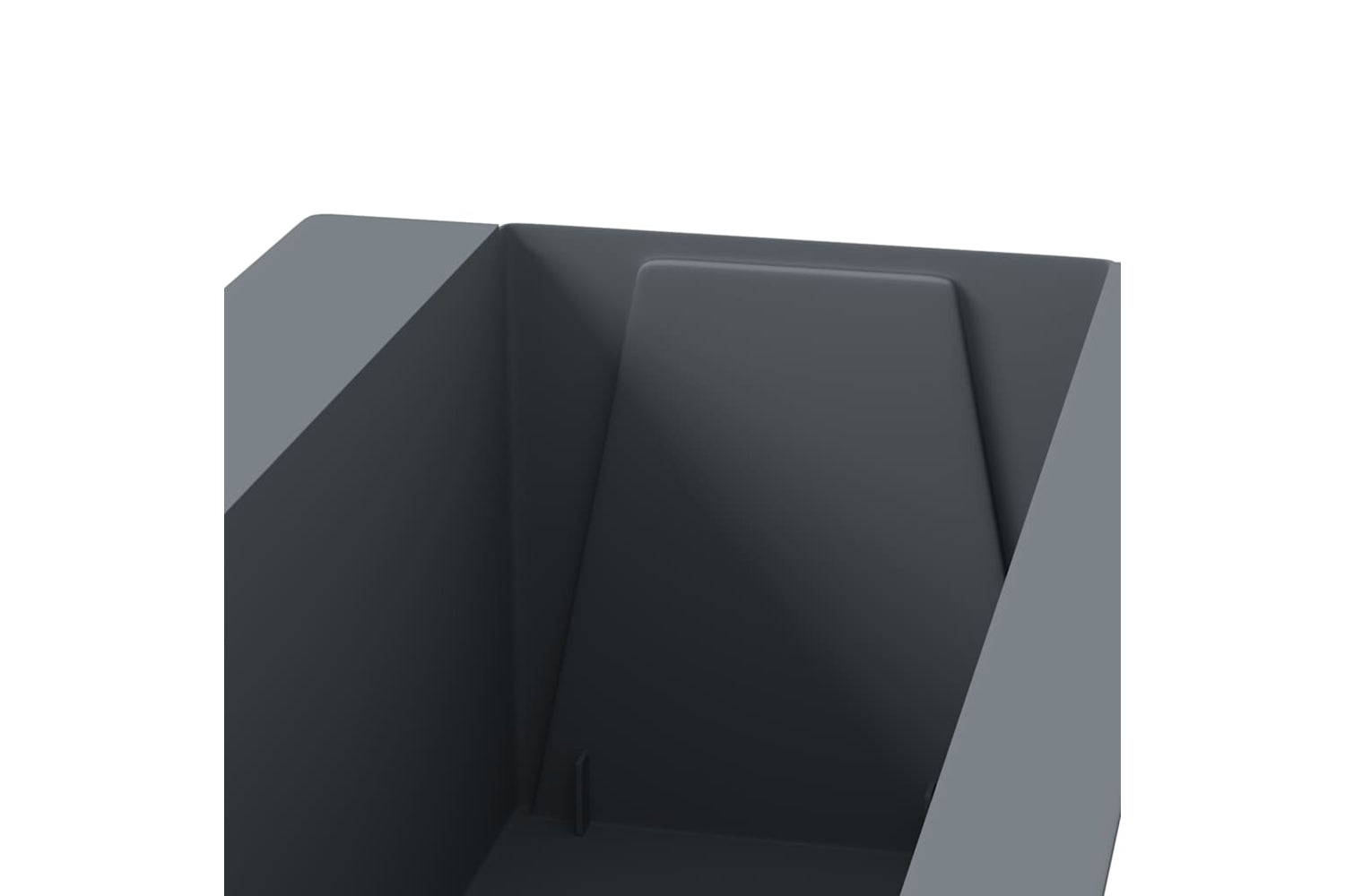 vidaXL 318302 Flower Boxes For Euro Pallets 12 Pcs Grey 36x13.5x9.5cm Pp-6
