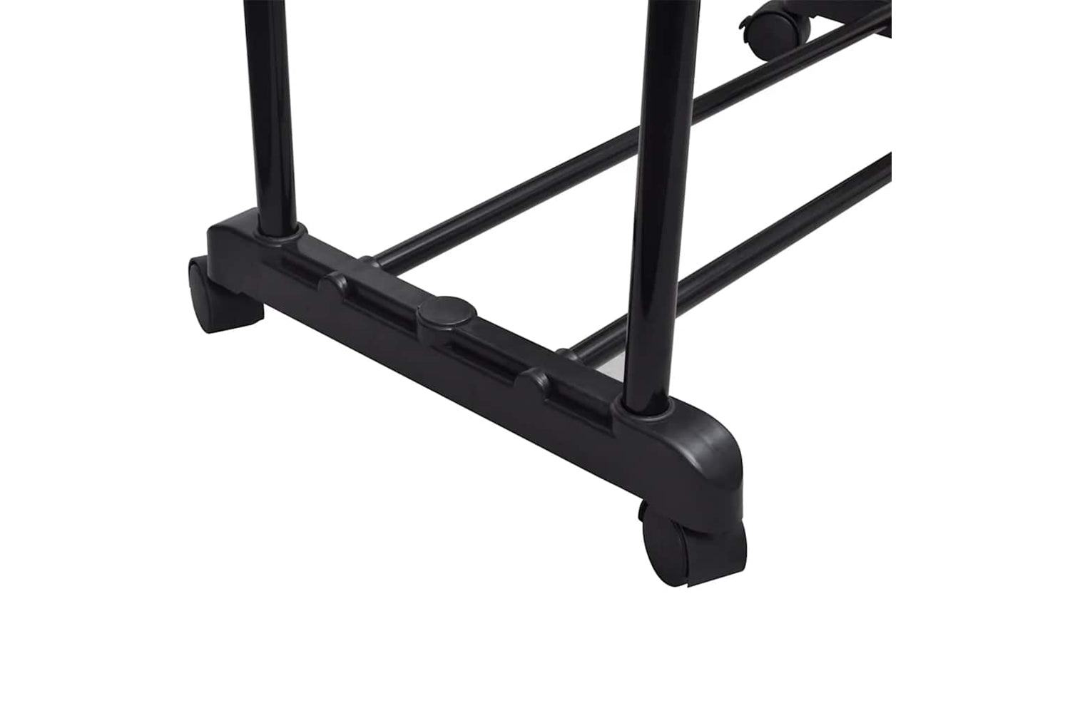 Vidaxl 50212 Adjustable Clothes Rack 4 Castors 2 Hanging Rails-3