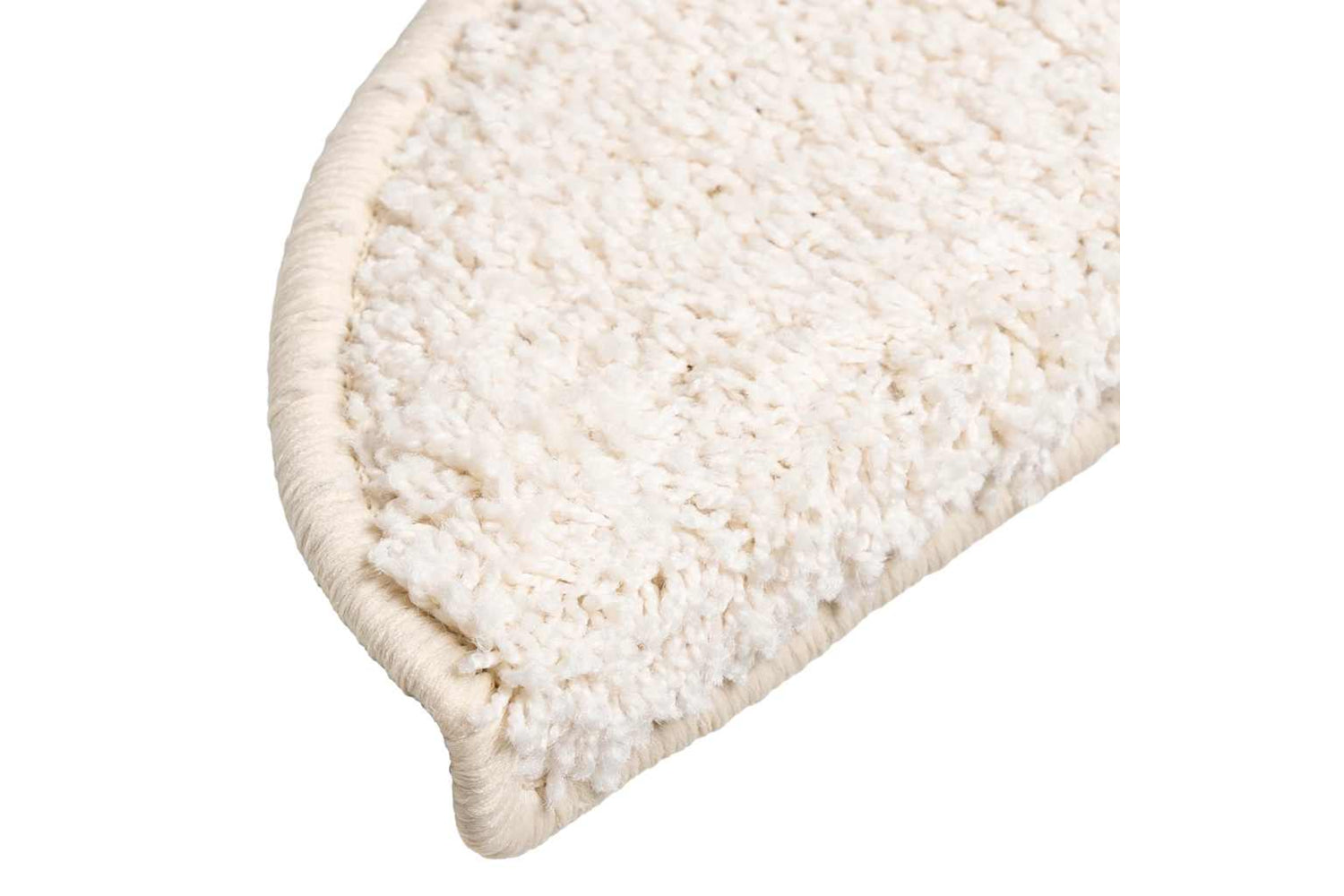 vidaXL 133898 Carpet Stair Treads 15 Pcs White 56x17x3cm-5