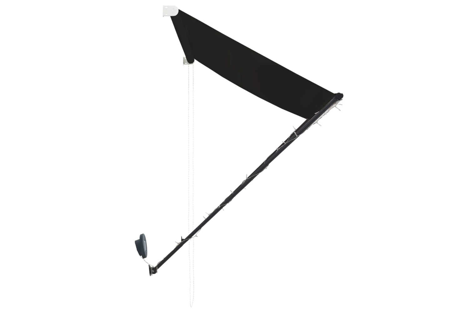 vidaXL 145919 Retractable Awning With Led 350x150cm Anthracite-5