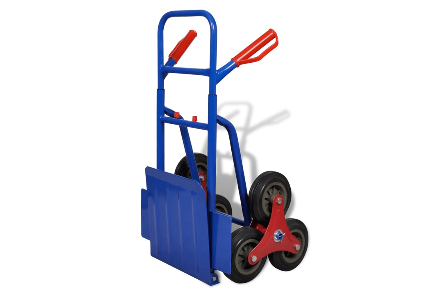 Vidaxl 140512 Folding Sack Truck With 6 Wheels Blue-3