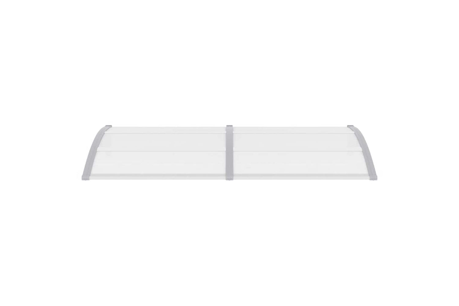 vidaXL 144820 Door Canopy Grey And Transparent 200x80cm Pc-3